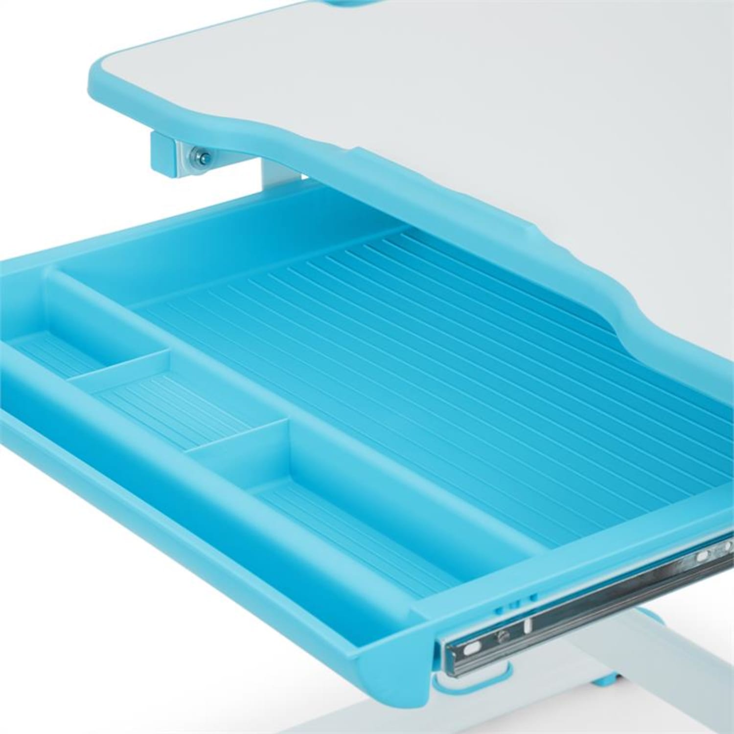 TOMMI комплект детско бюро 2 части маса стол регулируеми на височина син