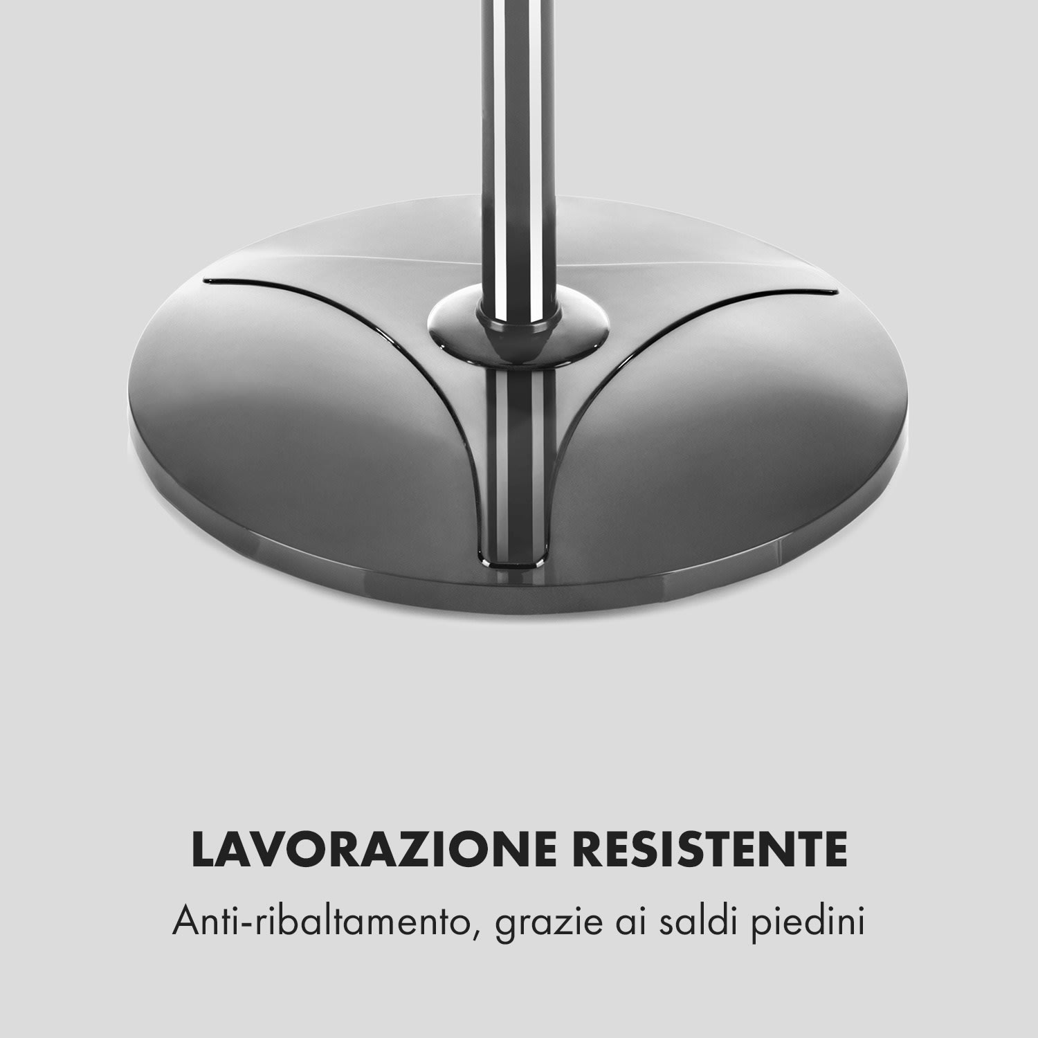 Summerjam Ventilatore a Piantana 41cm 50W 3 Livelli grigio Grigio medio