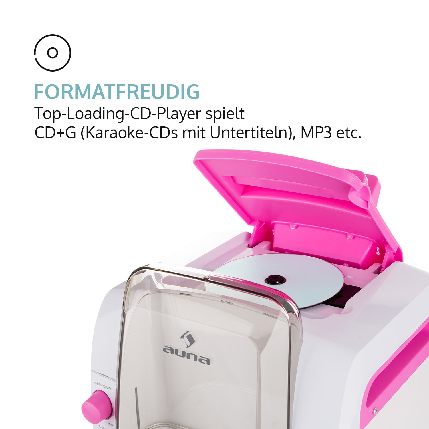 Kara Liquida BT Karaoke-Anlage Lichtshow Wasserfontäne Bluetooth