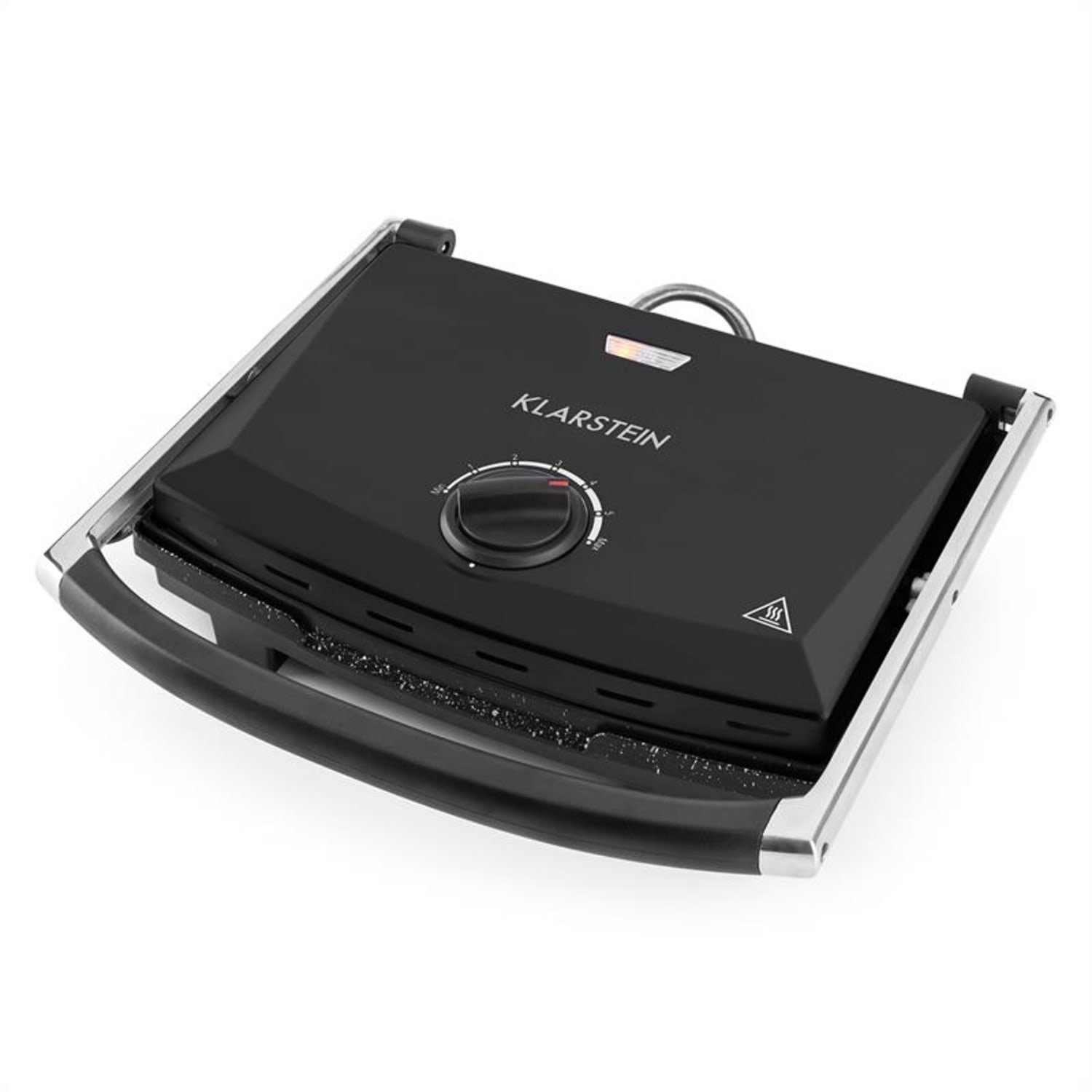 Edelstein asador de multi contacto paninimaker 2000W 240ºC acero inoxidable negro Negro