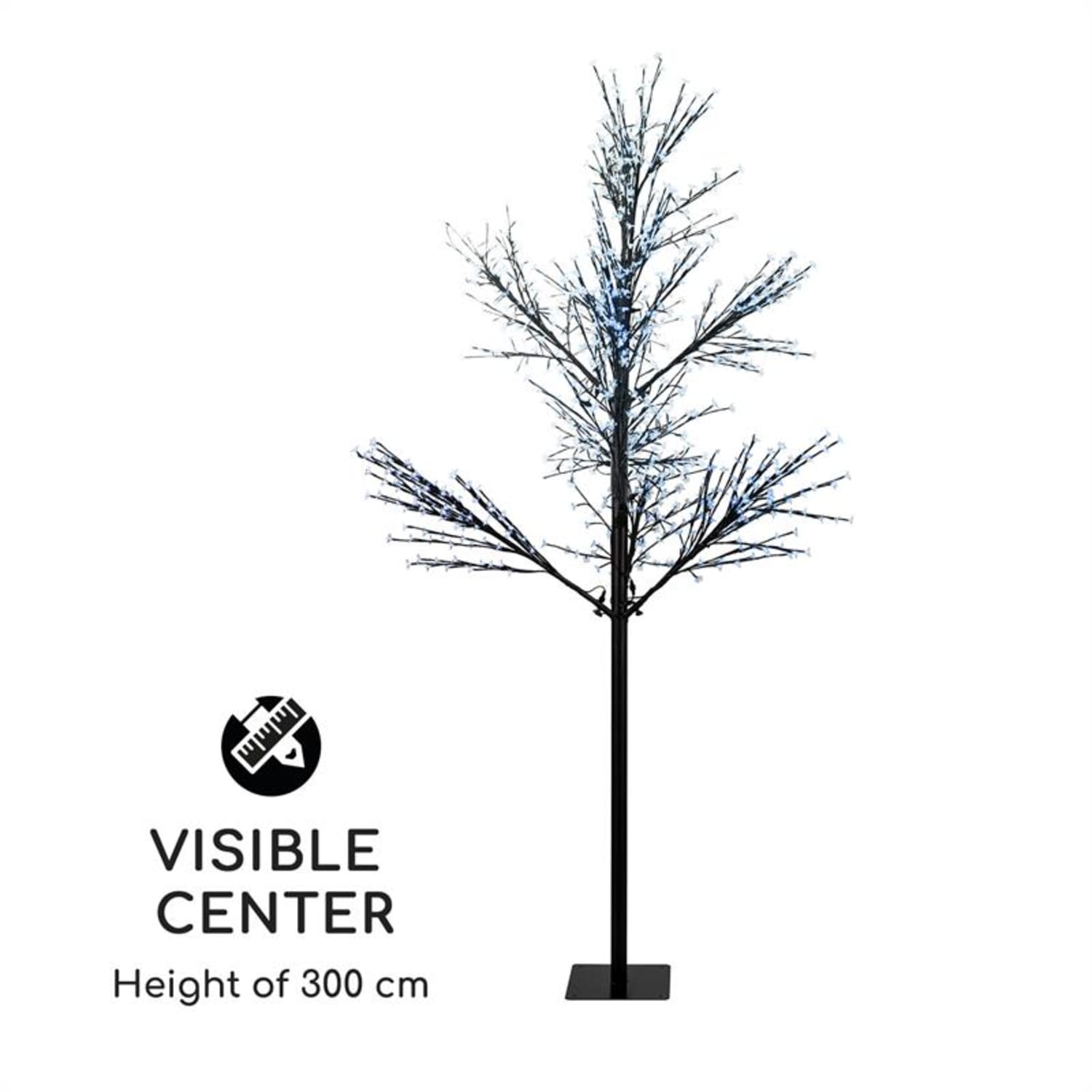 Hanami CW 300 világító fa, cseresznyevirág, 300cm, 1080 LED, hideg fehér 