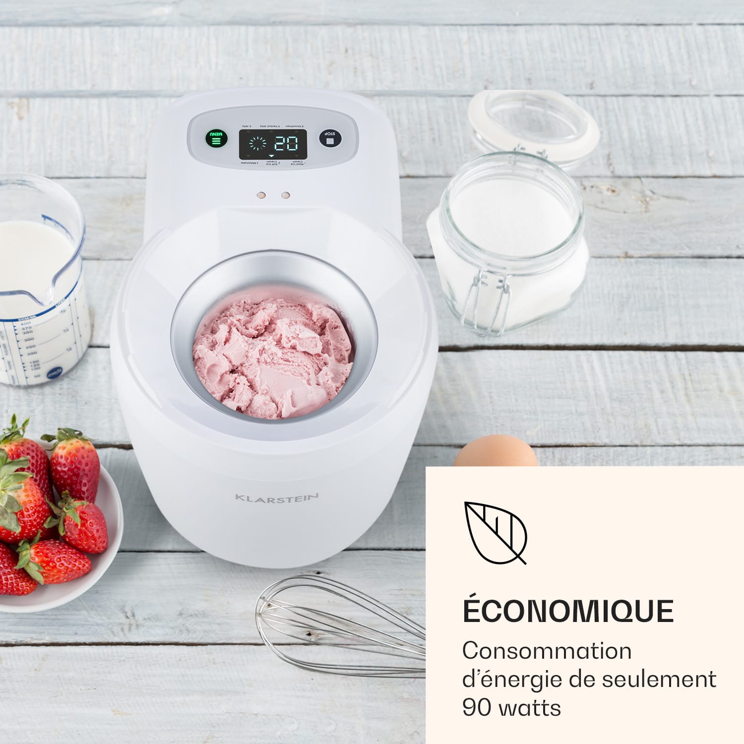 Sorbetière thermoélectrique à flocons de neige 700ml silencieuse 