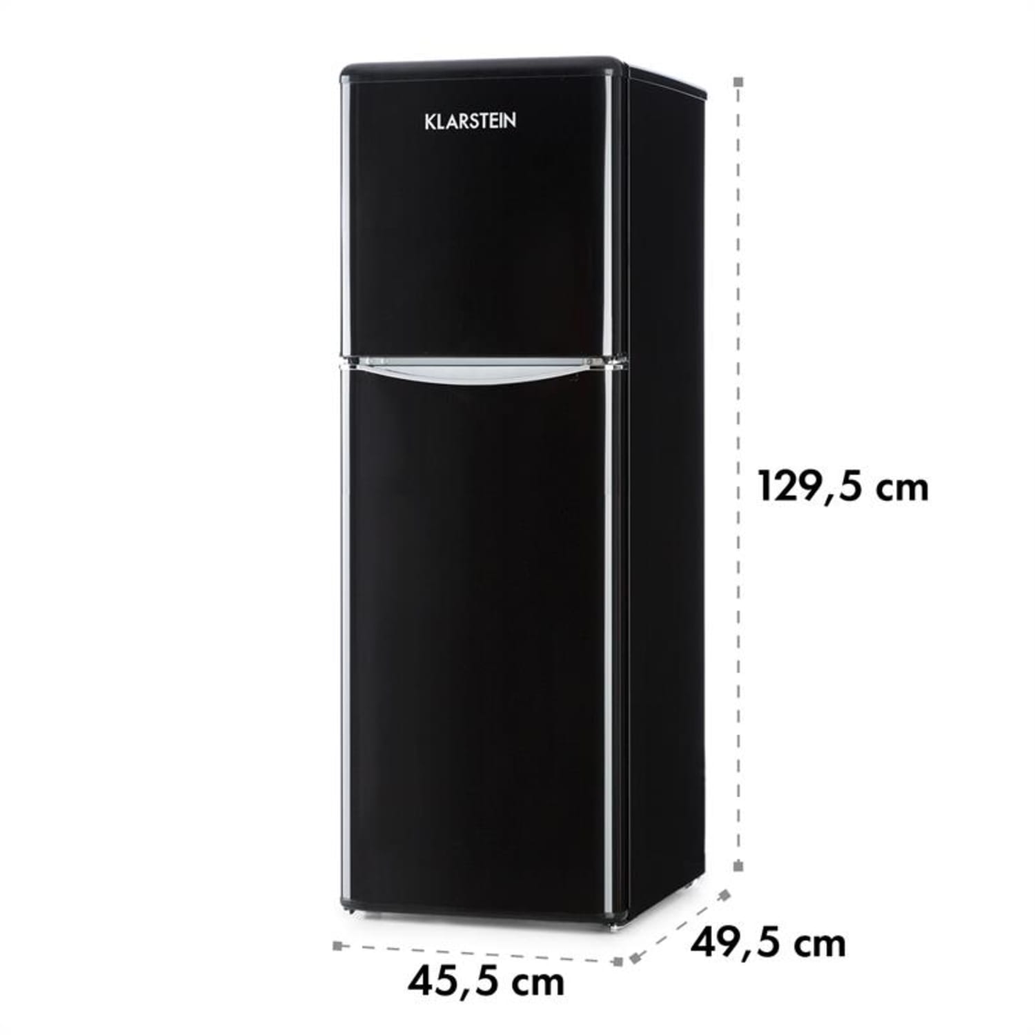 Monroe XL koel-vriescombinatie 97/39 Liter 0 - 10 °C 70 watt Zwart