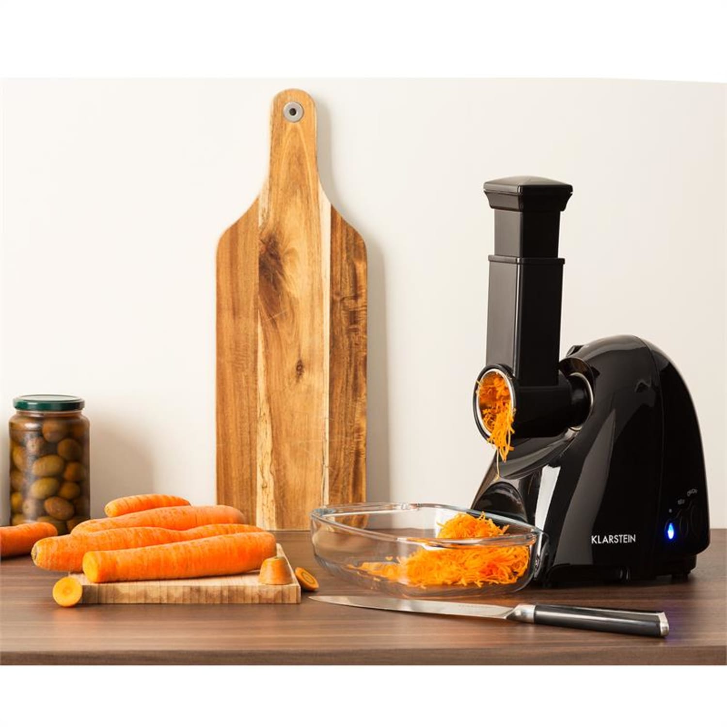 Vampir Slicer , nastavek za rezanje zelenjave, 4 vložki, črn 