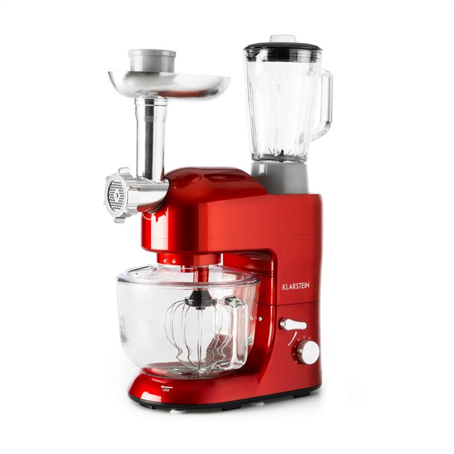 Lucia Rossa 2G konyhai robotgép, mixer, húsdaráló, 1800W, BPA-mentes 