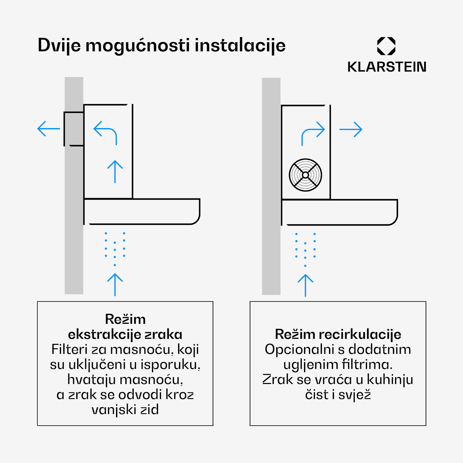 Vinea ugradbena napa, ravna konstrukcija, 60 cm, srebrna Nehrđajući čelik