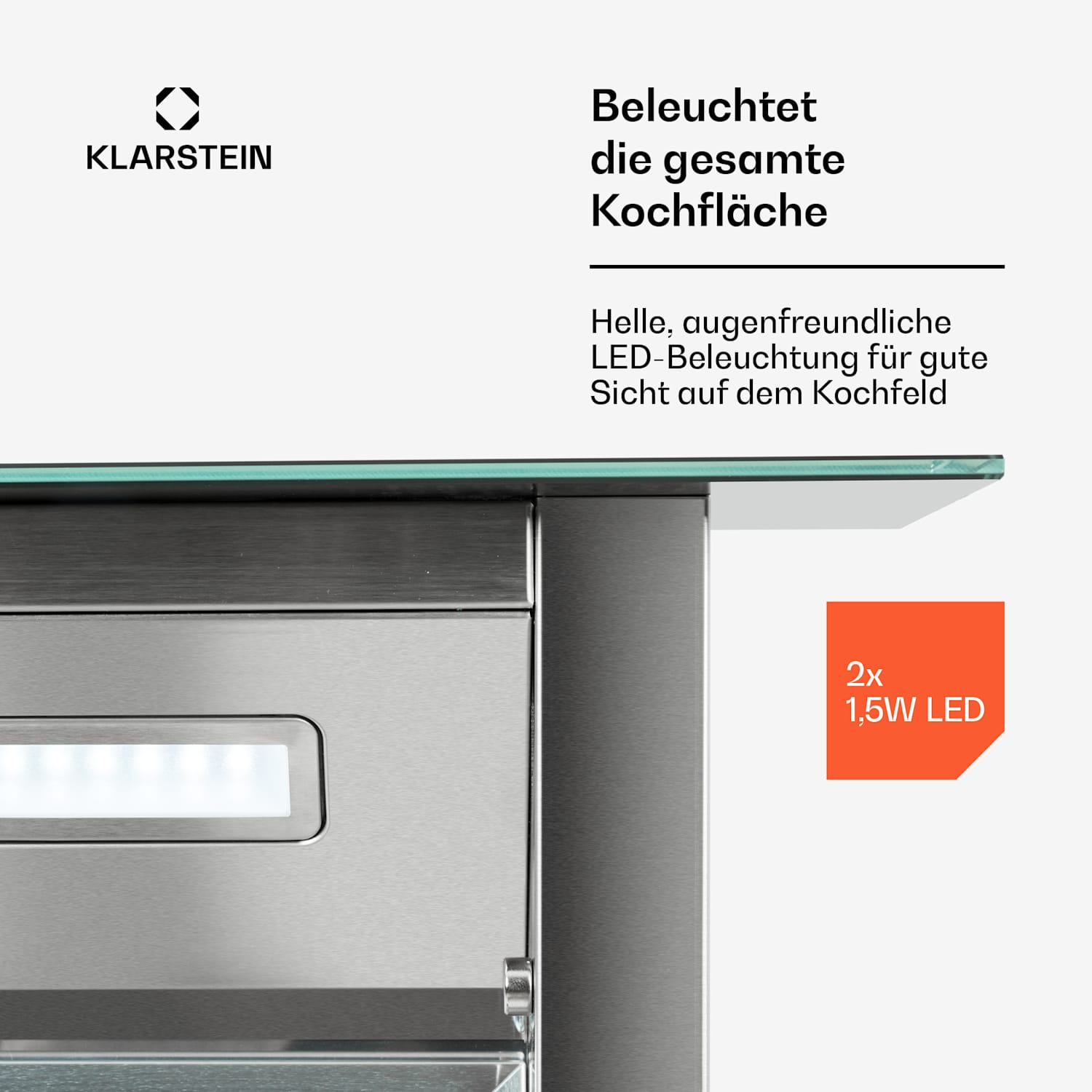 Royal Flush Downdraft Dunstabzugshaube 507 m³/h 90 cm 90 cm | Silber | Schwarz