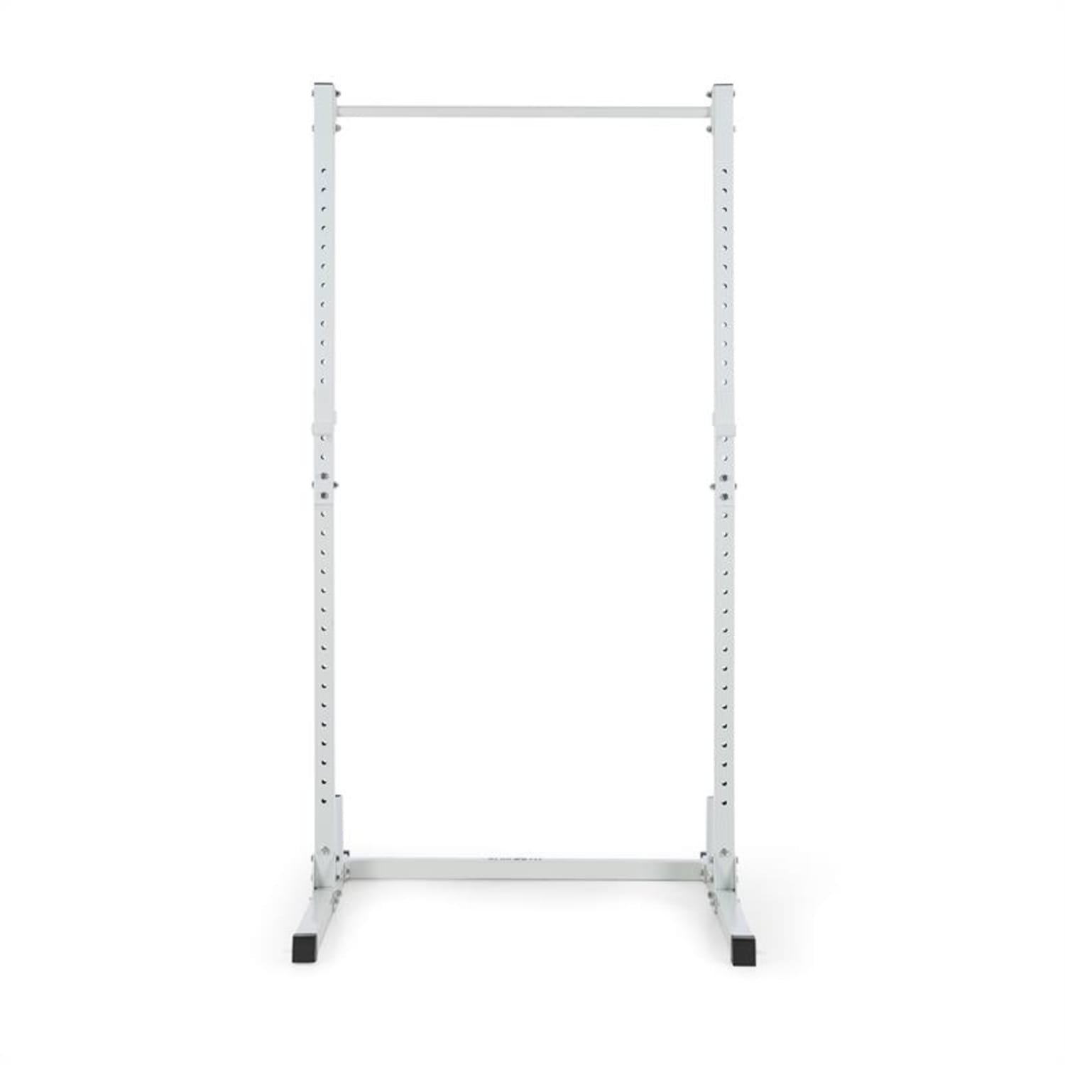 HR 1100 stacja fitness, Half Rack 2 J-haki, drążek do podciągnięć, biały