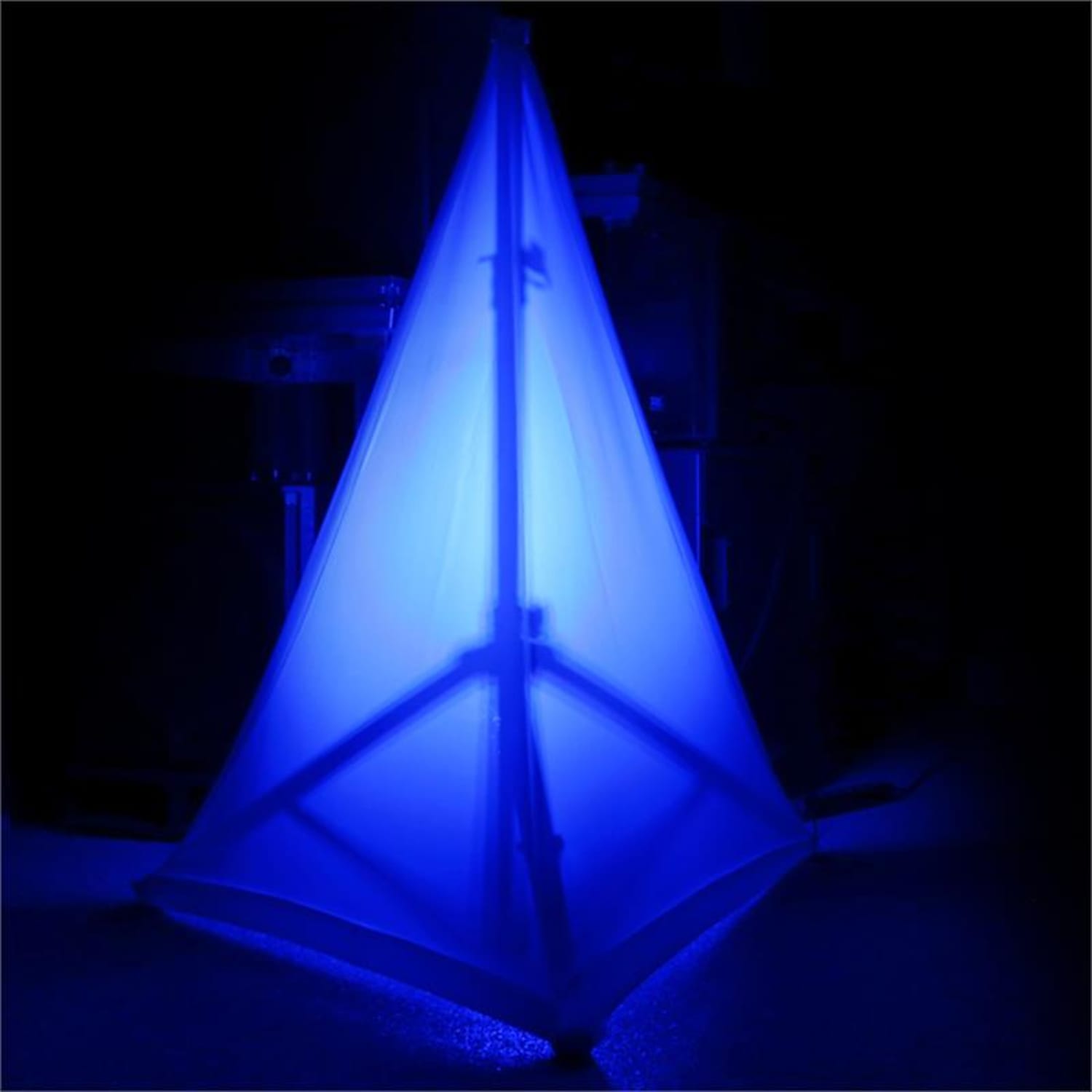 Lycra, 70 cm, bílá, plachta na stativ, dvoustranná, zip