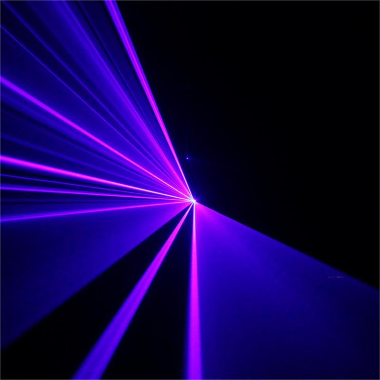 Prospero II showlaser 150mW sininen 8-DMX Master/Slave automaattinen IR-kaukosäädin 