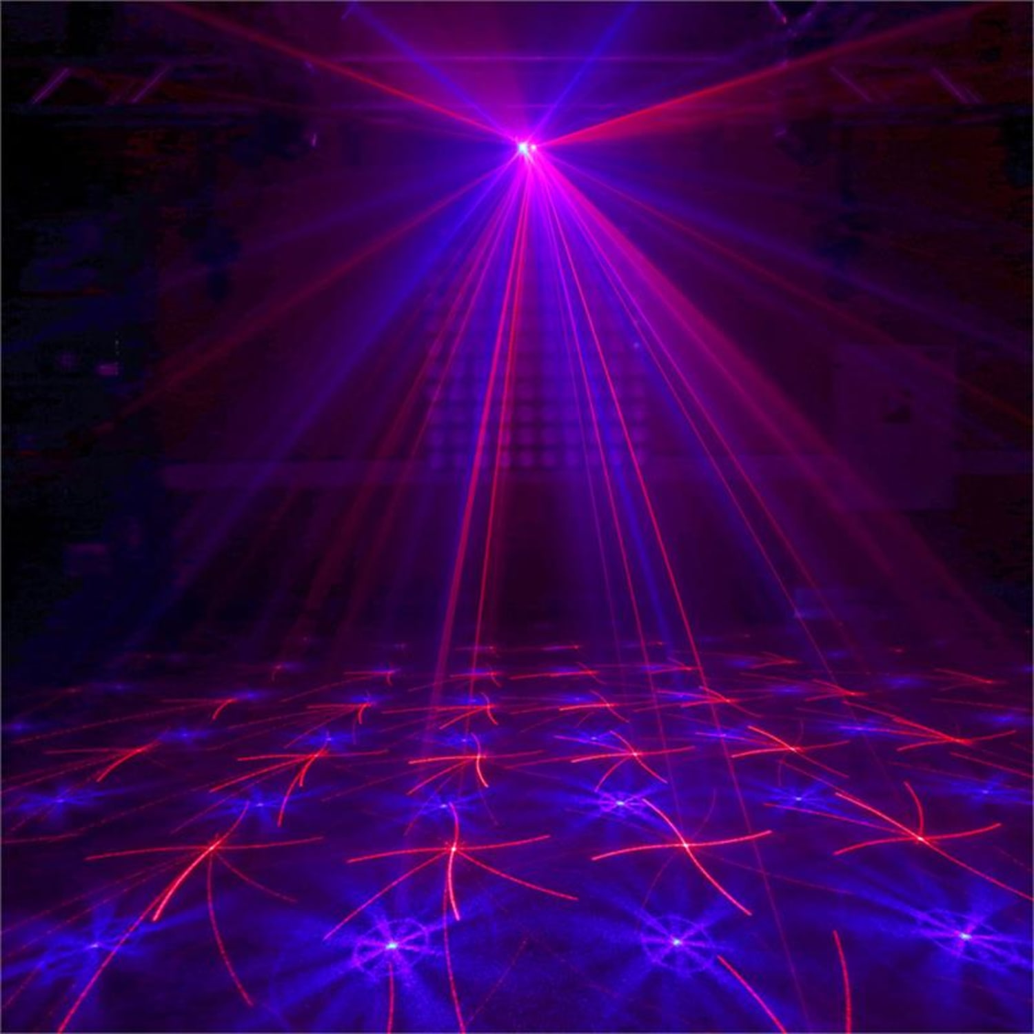 Anthe II, laser dublu de laser de 9 W RGB 12-Gobos 7 DMX Master / Slave 