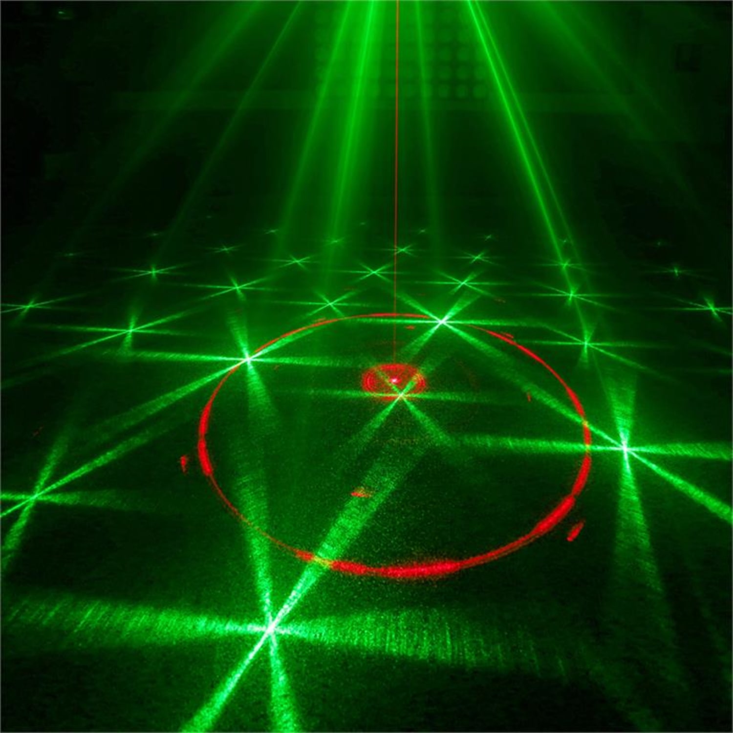 Cupid tuplasäteilylaser 18 W RG 12-Gobo 6-DMX IR-kaukosäädin 