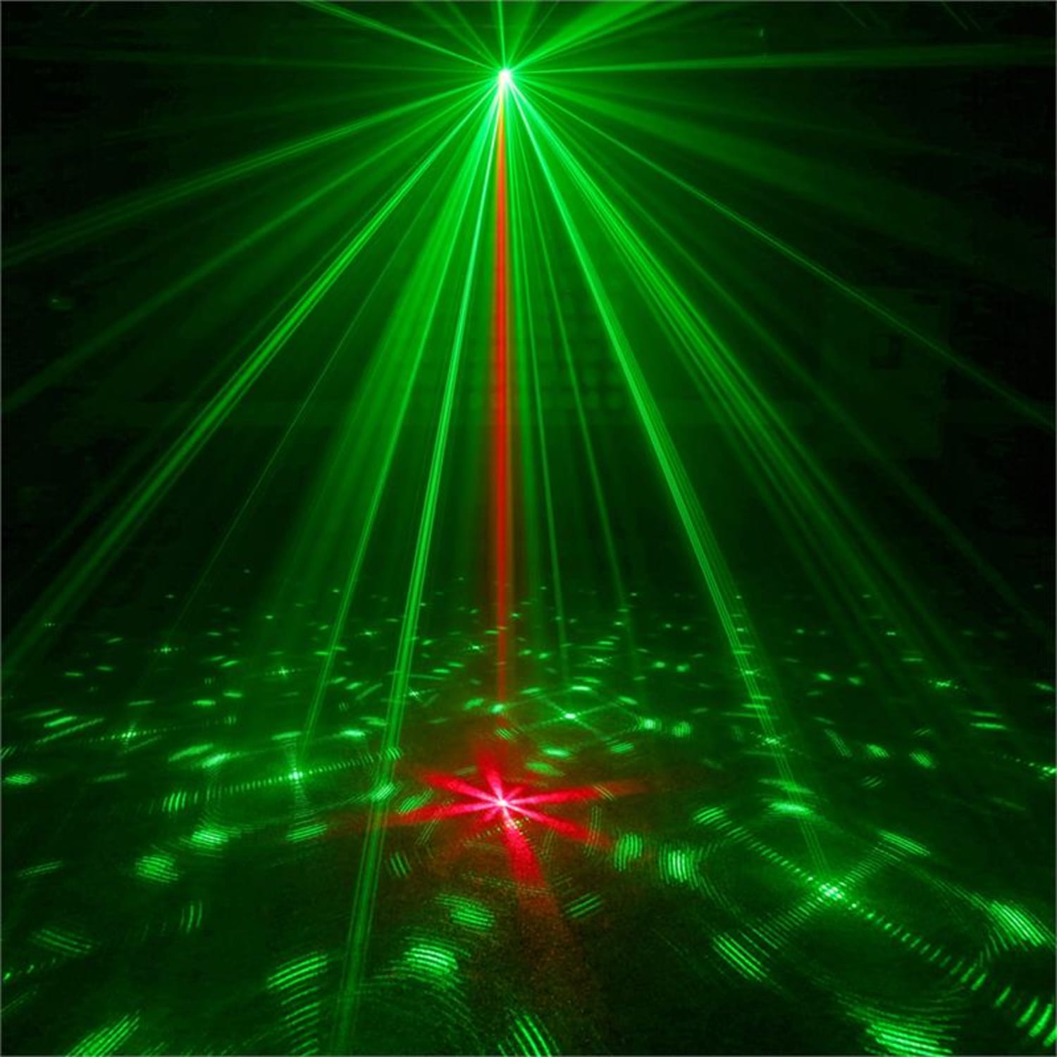Cupid tuplasäteilylaser 18 W RG 12-Gobo 6-DMX IR-kaukosäädin 