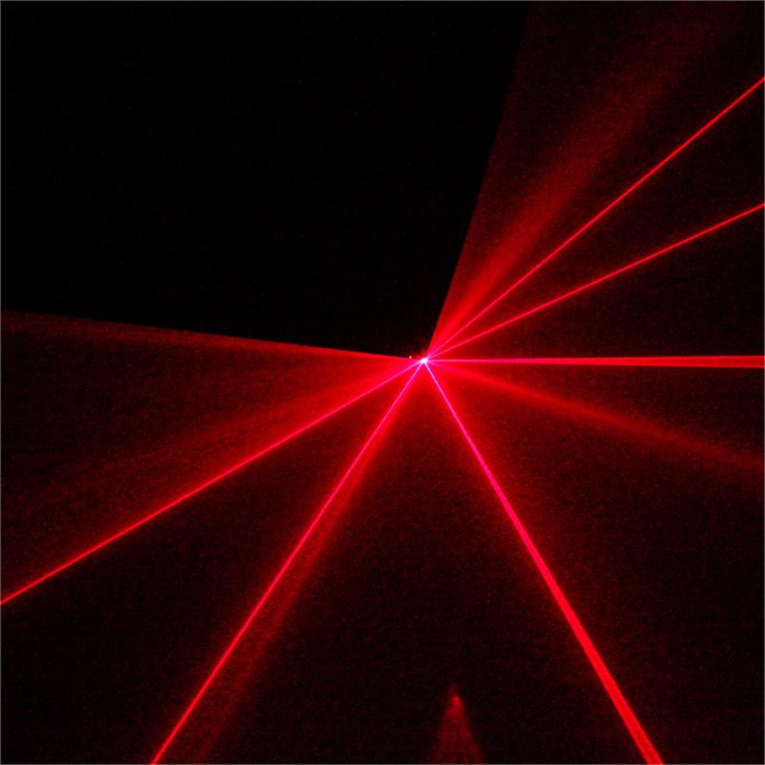 Thebe showlaser 150mW punainen 9-DMX Master/Slave automaattinen IR-kaukosäädin 
