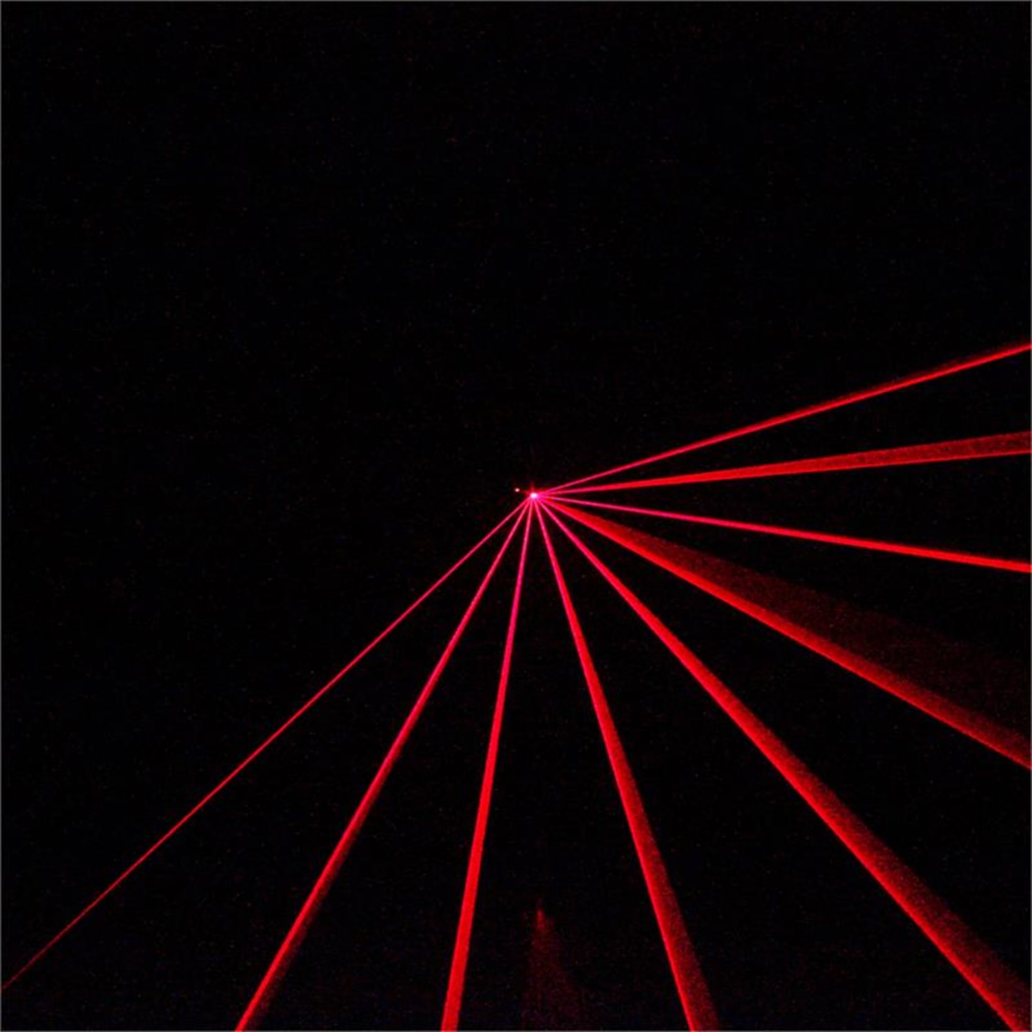 Thebe showlaser 150mW punainen 9-DMX Master/Slave automaattinen IR-kaukosäädin 
