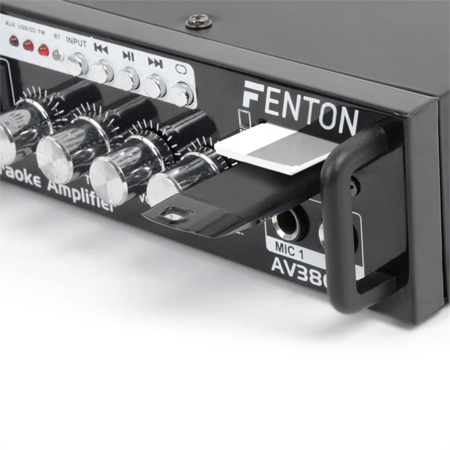 AV380BT KARAOKE SET SE ZESILOVAČEM, USB, SD, BT, 2X REPRODUKTOR, 2X MIKROFON 
