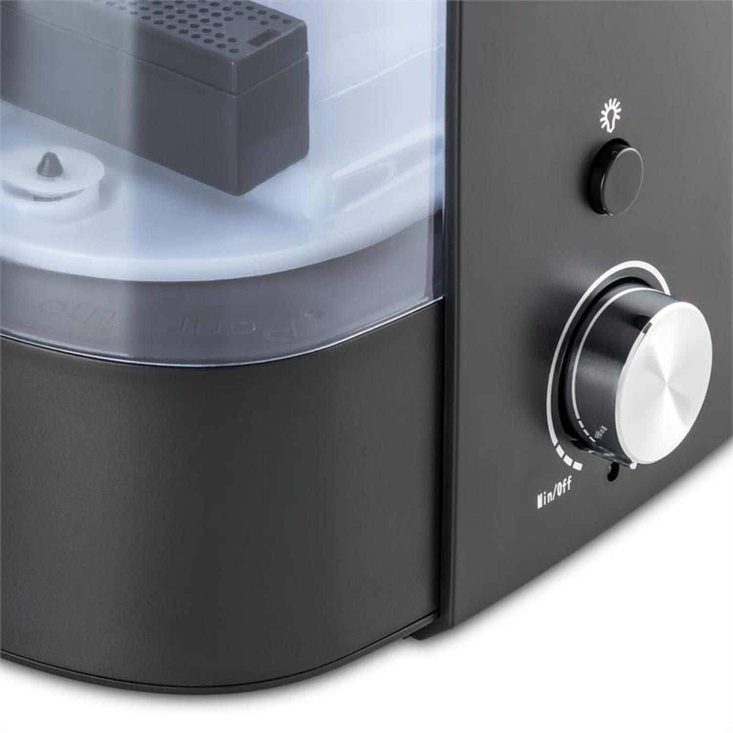 Toledo Humidificador del aire por ultrasonido Difusor de aroma 6l Luz LED negro Negro