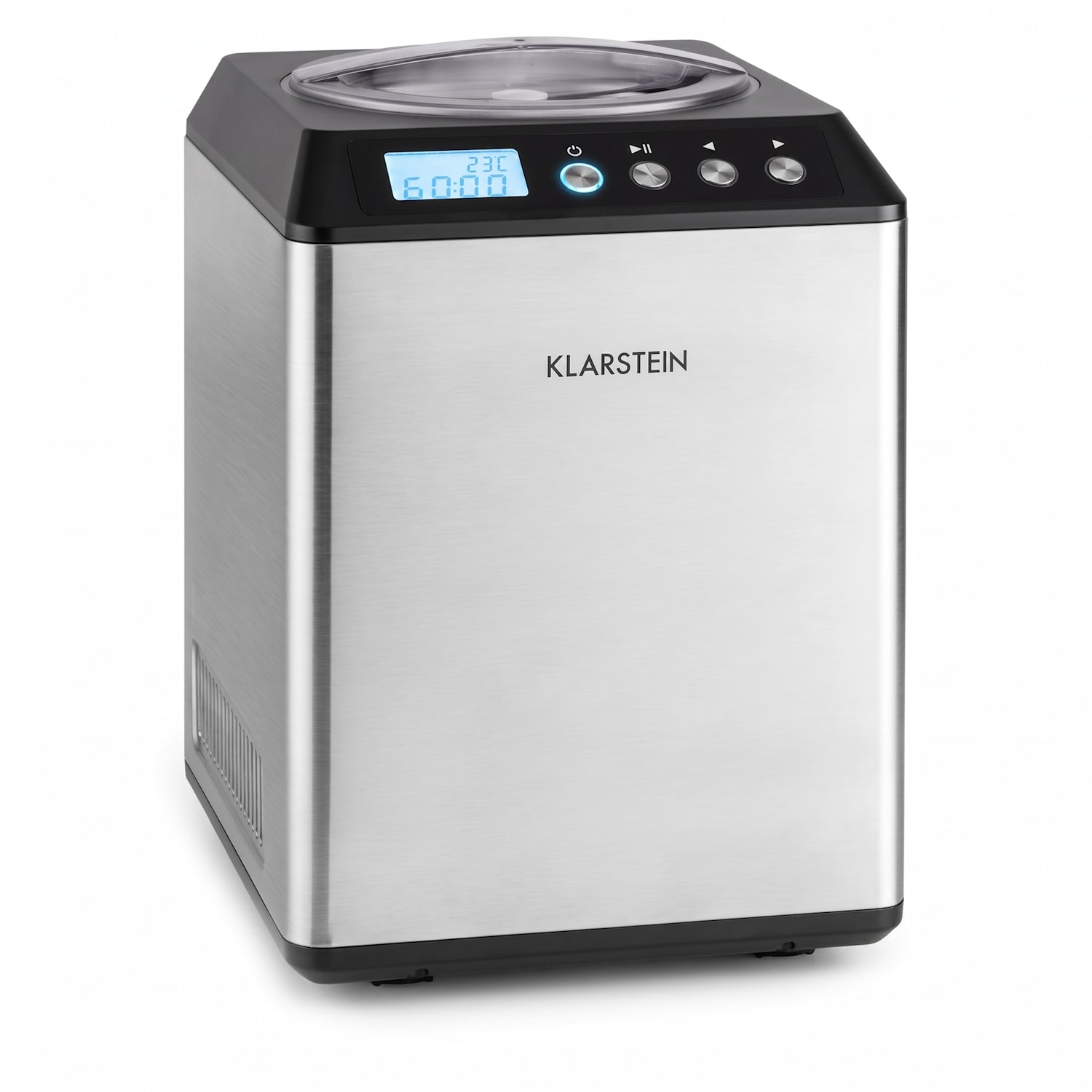 Vanilly Sky Family, zmrzlinovač, výrobník zmrzliny a mrazeného jogurtu, 250 W, 2,5 l, strieborný 2,5 L | Strieborná