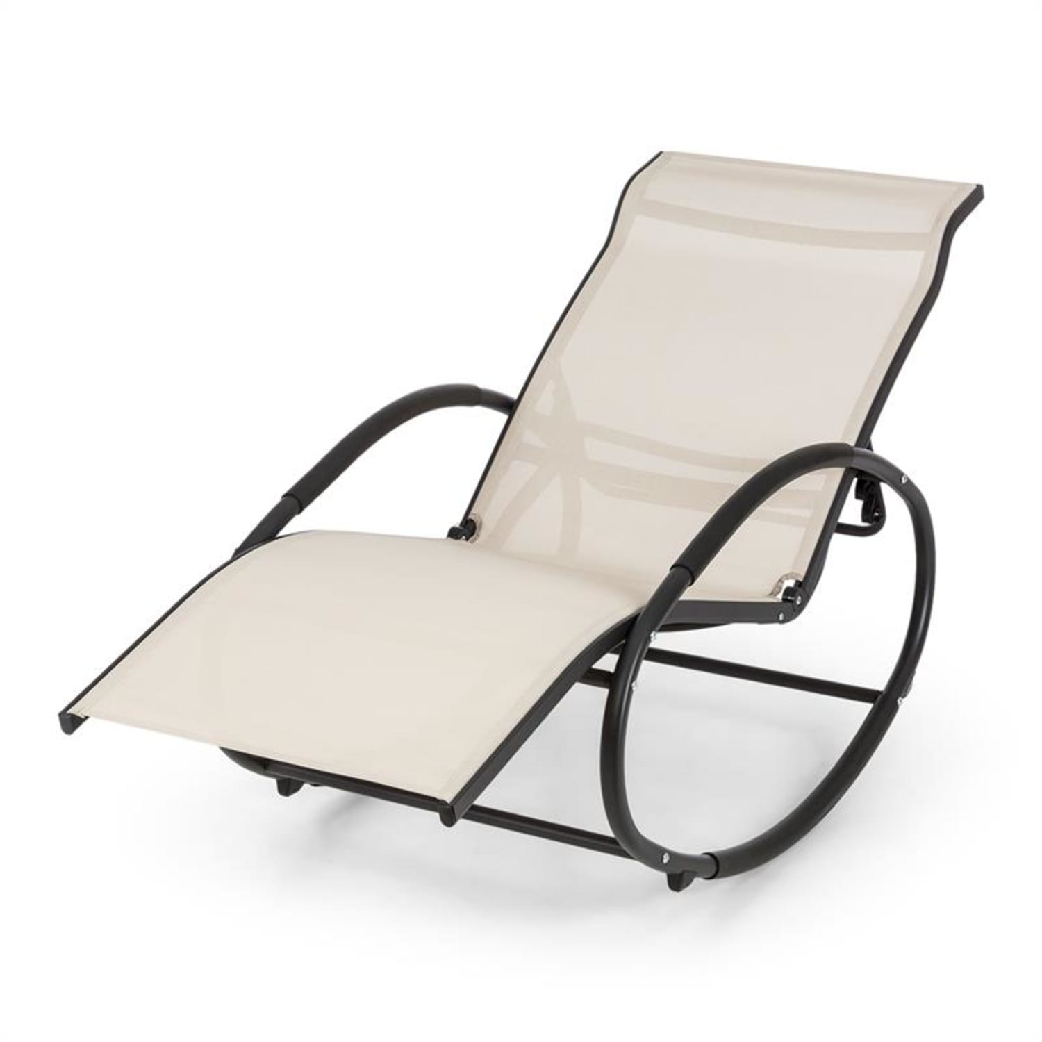 Santorini, hojdacie kreslo, ležadlo, hliník, polyester, béžové Béžová