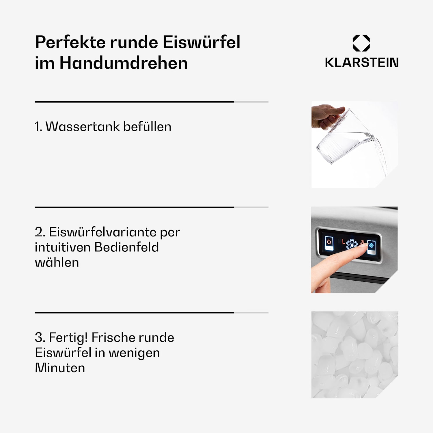 Metropolitan Eiswürfelmaschine 12kg/24h digitales Display 