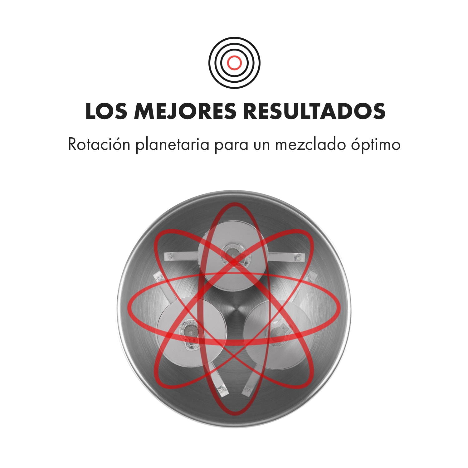 Bella Pico Mini robot de cocina Batidora Amasadora 550 W 6 niveles 5 litros Plata