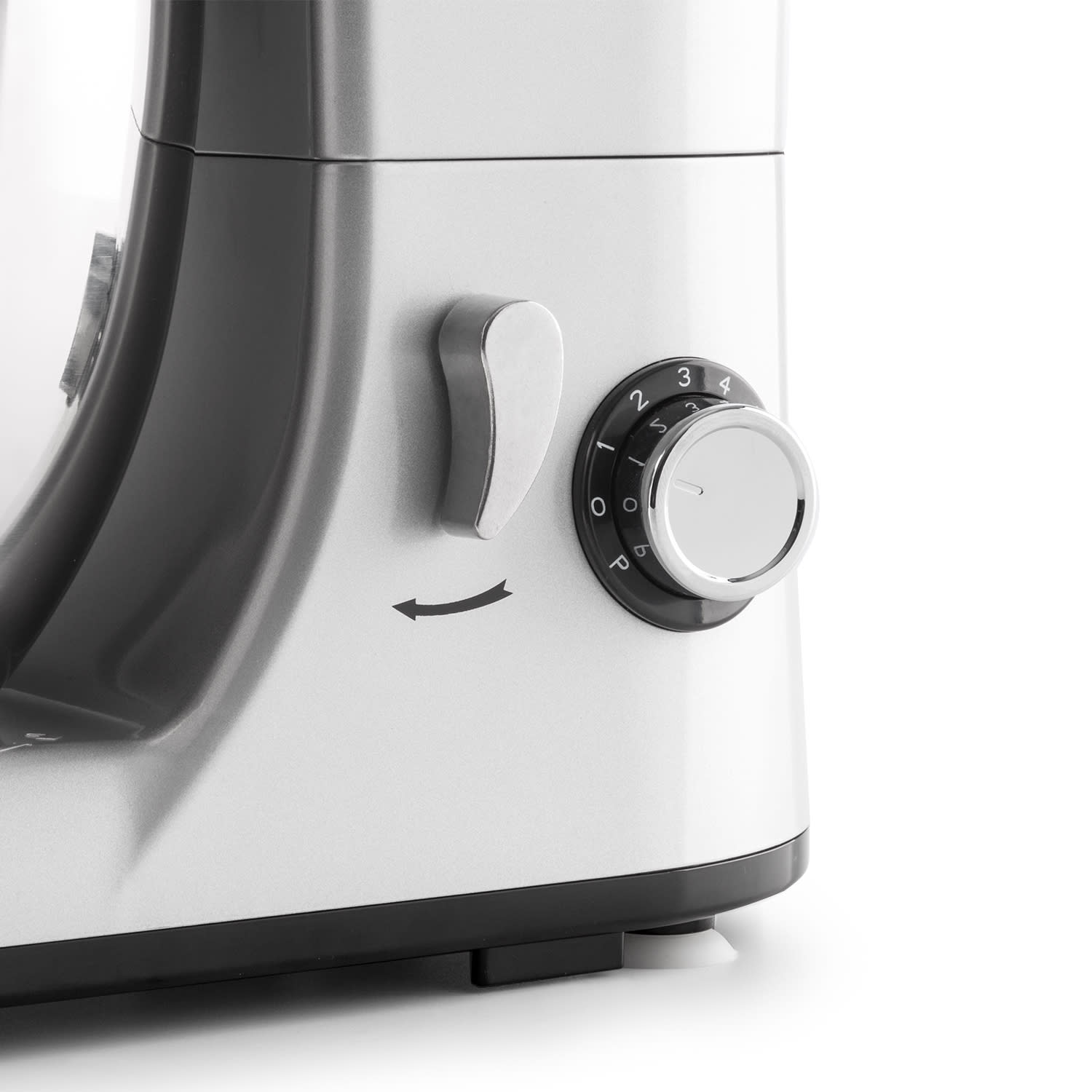 Bella Pico Mini robot de cocina Batidora Amasadora 550 W 6 niveles 5 litros Plata