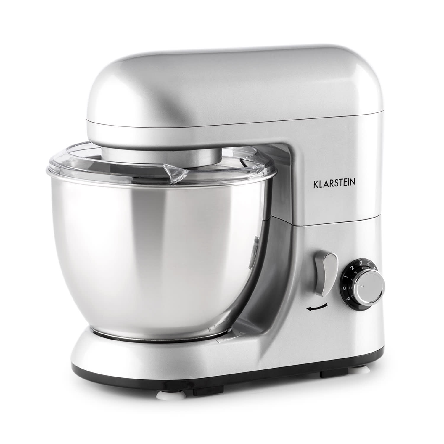 Bella Pico Mini robot de cocina Batidora Amasadora 550 W 6 niveles 5 litros Plata