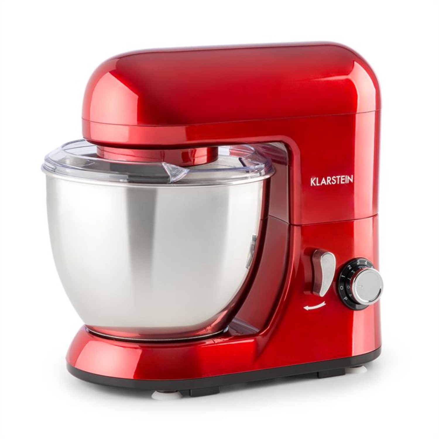 Bella Pico Rossa, mini kuchynský robot, 550 W, 6 stupňov, 4 litre, červený Červená
