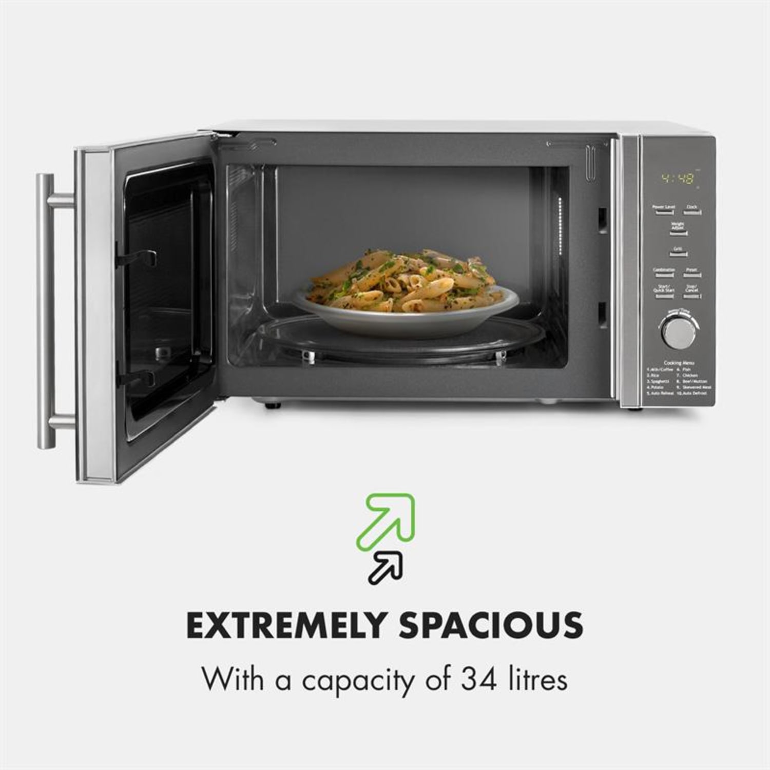 Luminance Prime 34L Microondas, 34 l, 1000 W, Grill: 1300 W 