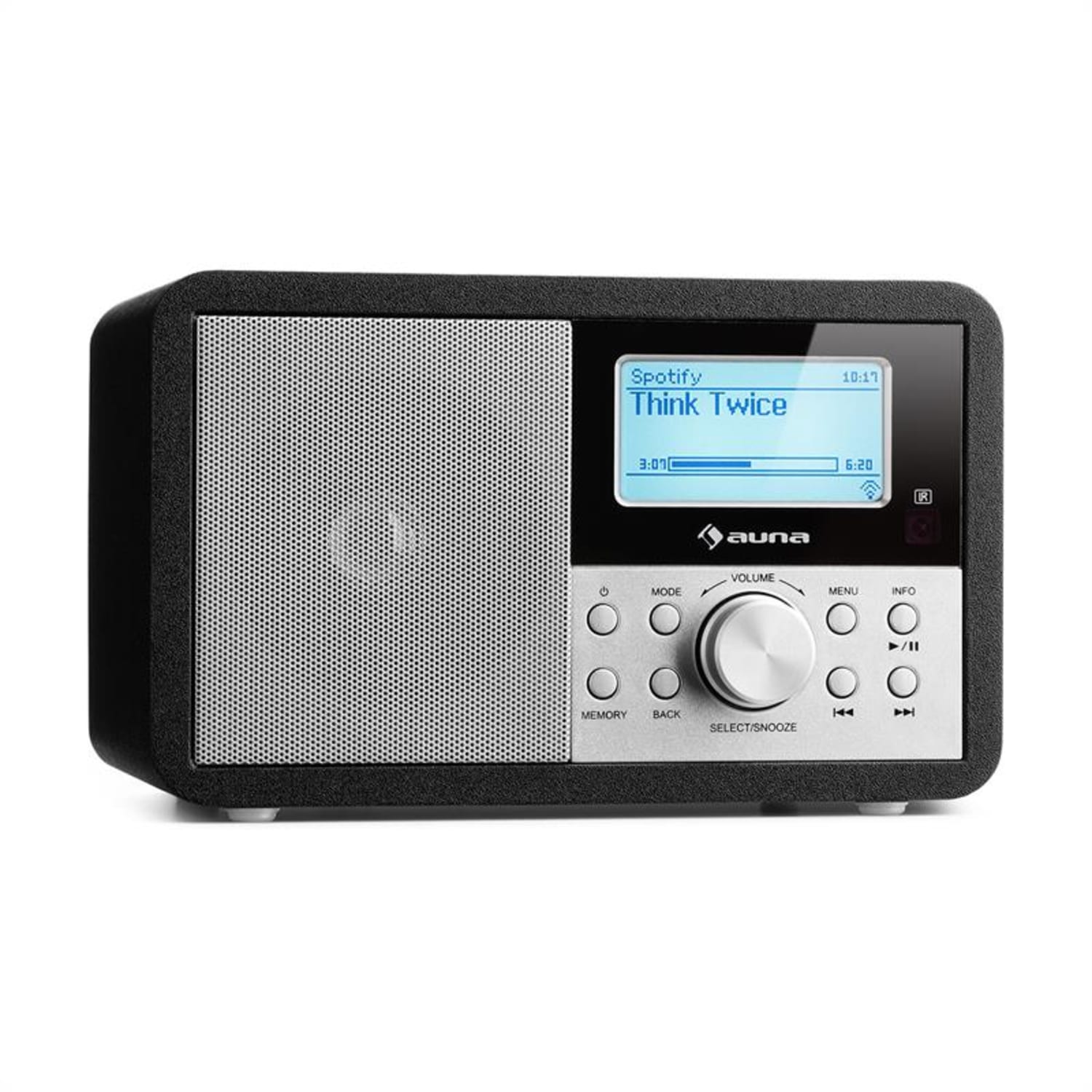 Worldwide Mini Radio de internet WLAN Reproductor de red USB MP3 AUX Sintonizador FM 