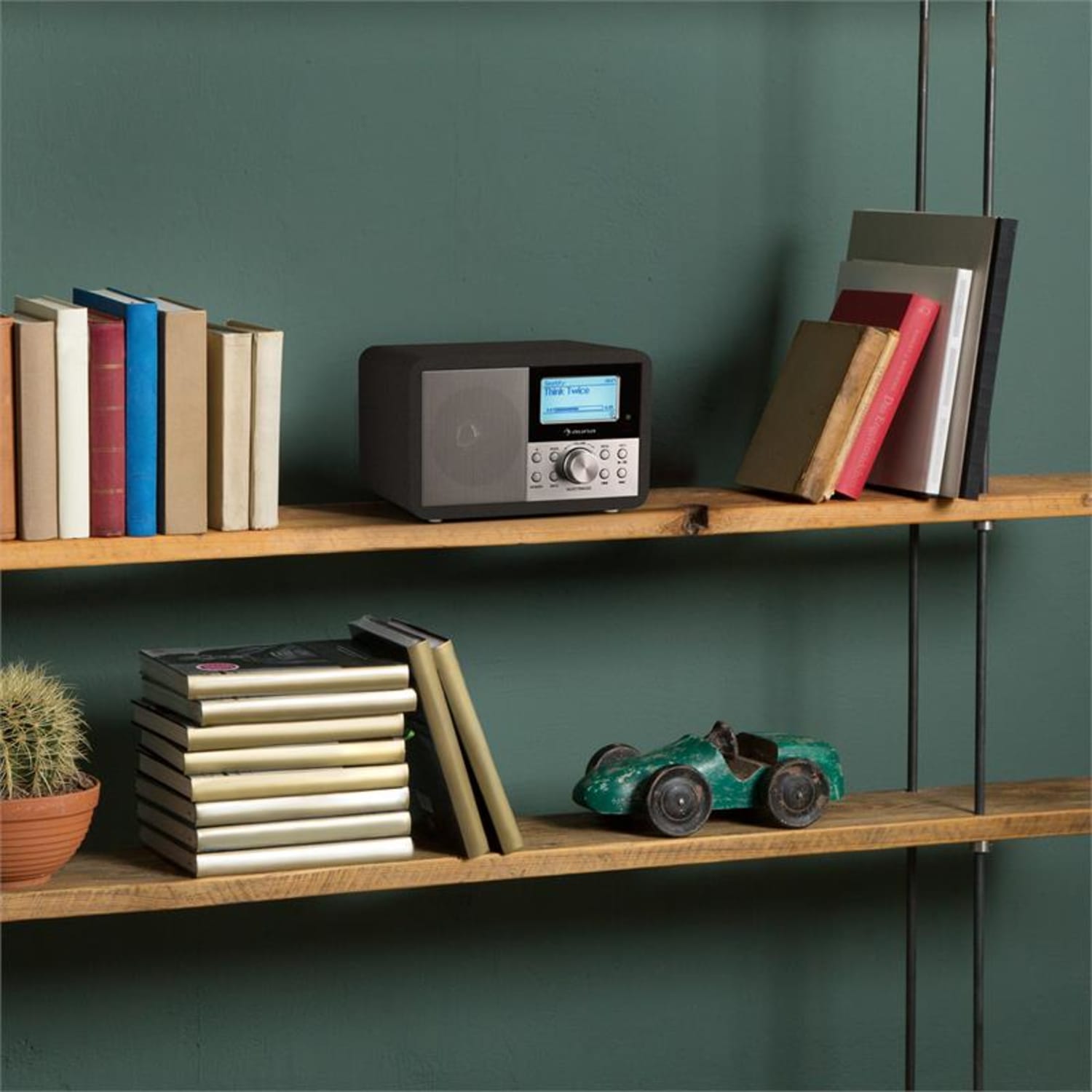 Worldwide Mini Radio de internet WLAN Reproductor de red USB MP3 AUX Sintonizador FM 