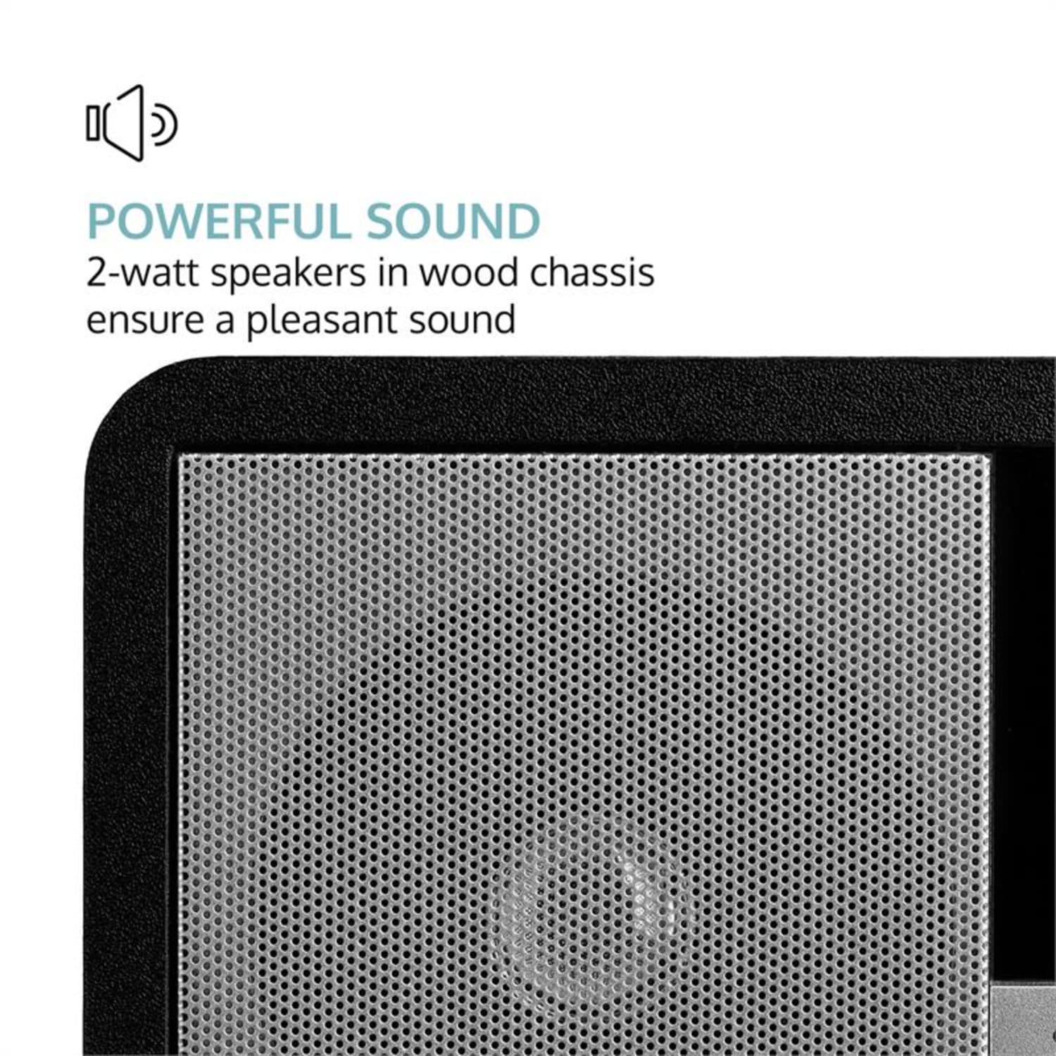 Worldwide Mini Radio de internet WLAN Reproductor de red USB MP3 AUX Sintonizador FM 