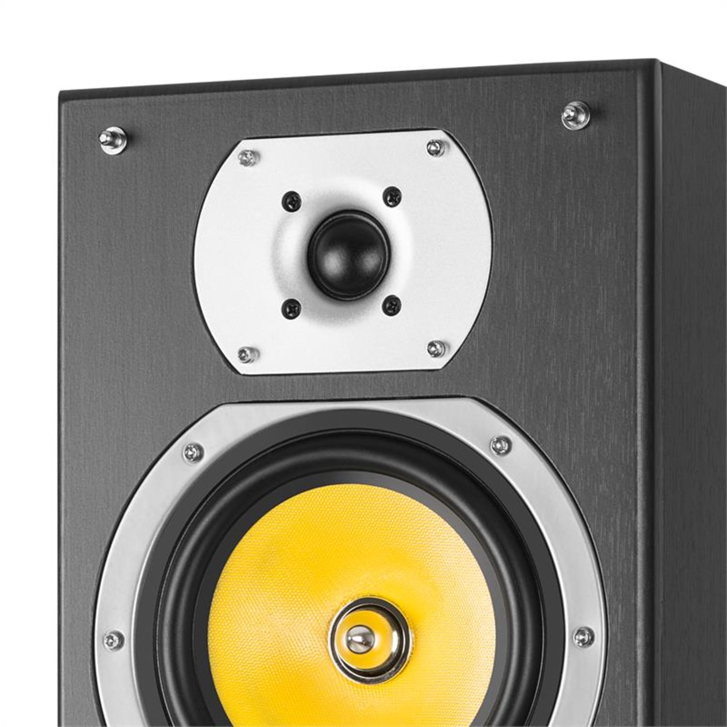 V9B Set Altoparlanti Surround 5 Casse 440W RMS nero Legno nero