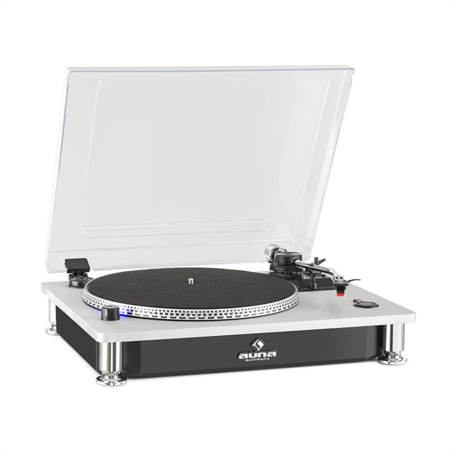 TT-933 gramofon 33/45 obr./min. pitch control czarny srebrny 