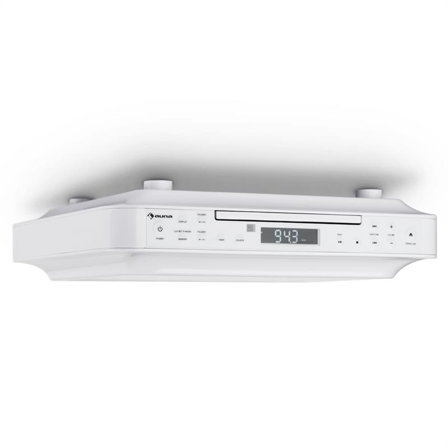 KRCD-100 BT Radio de cuisine encastrable Bluetooth CD MP3 AUX - blanc 