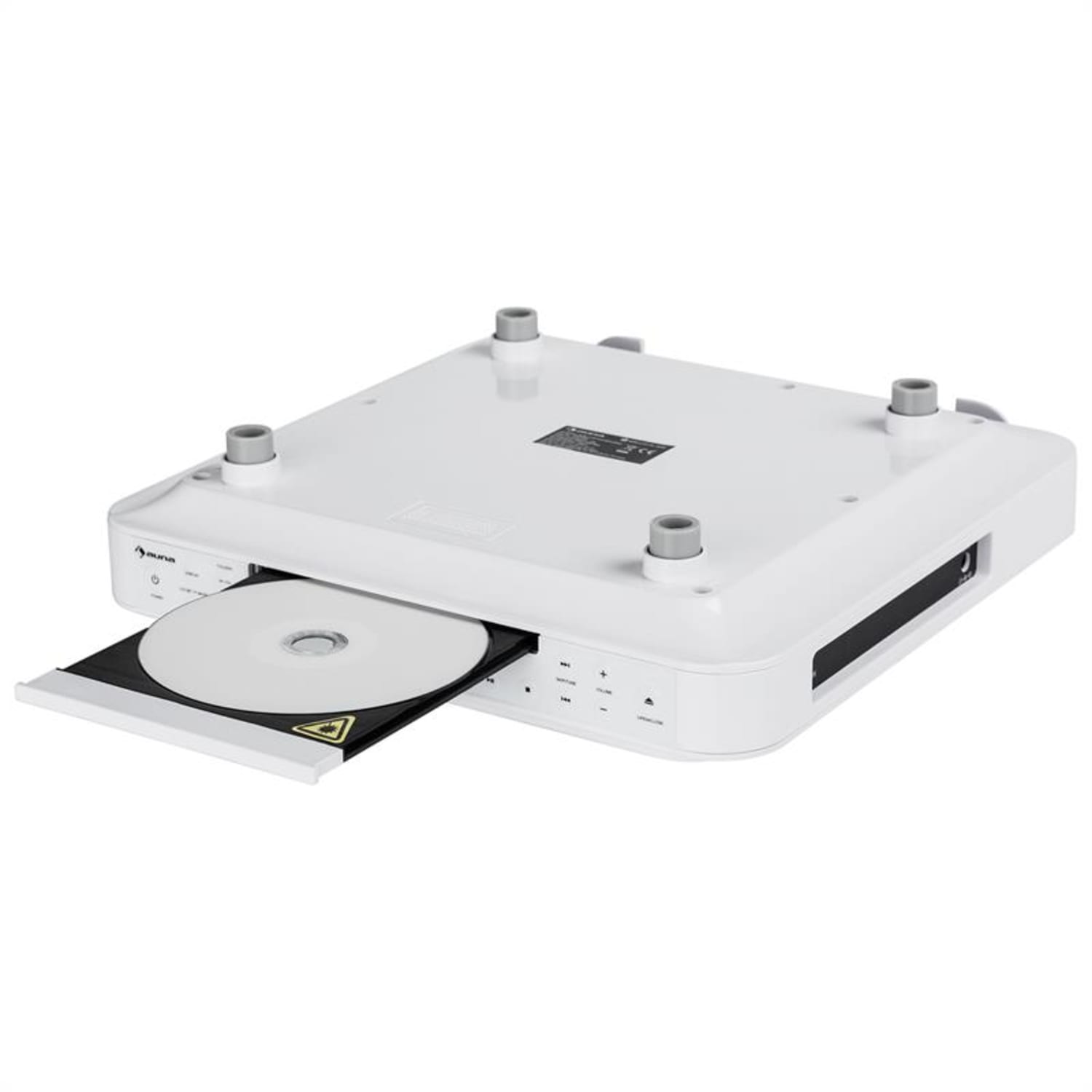 KRCD-100 BT Radio de cuisine encastrable Bluetooth CD MP3 AUX - blanc 