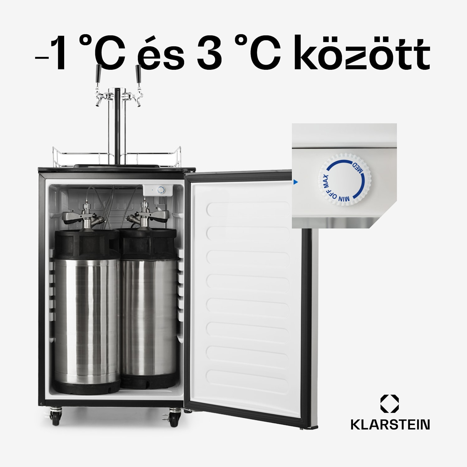 Big Spender Double, söröshordó hűtő, hordók 50 L-ig 2