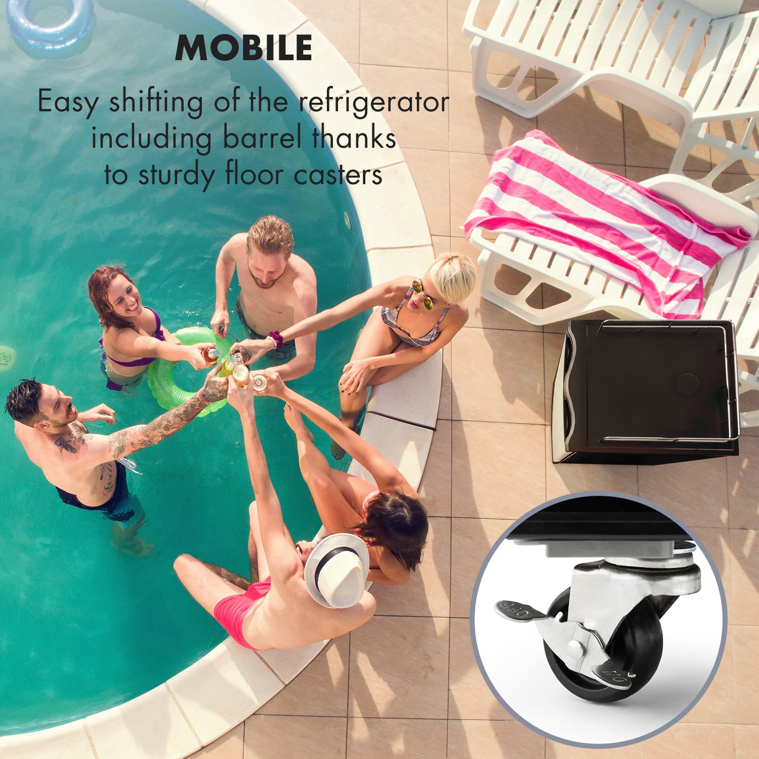 Big Spender Double, frigider pentru băuturi, butoaie de până la 50 l 2