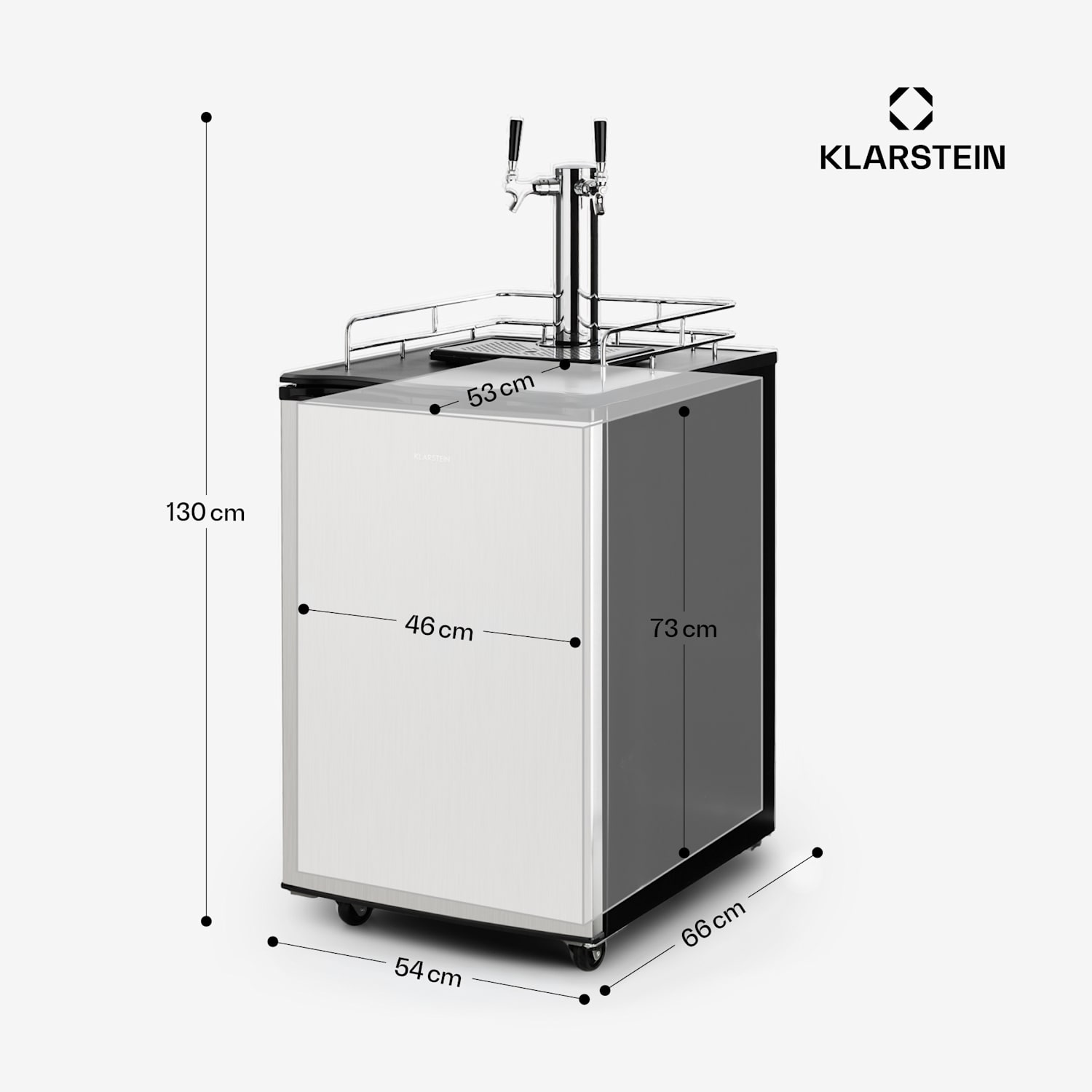 Big Spender Double, söröshordó hűtő, hordók 50 L-ig 2