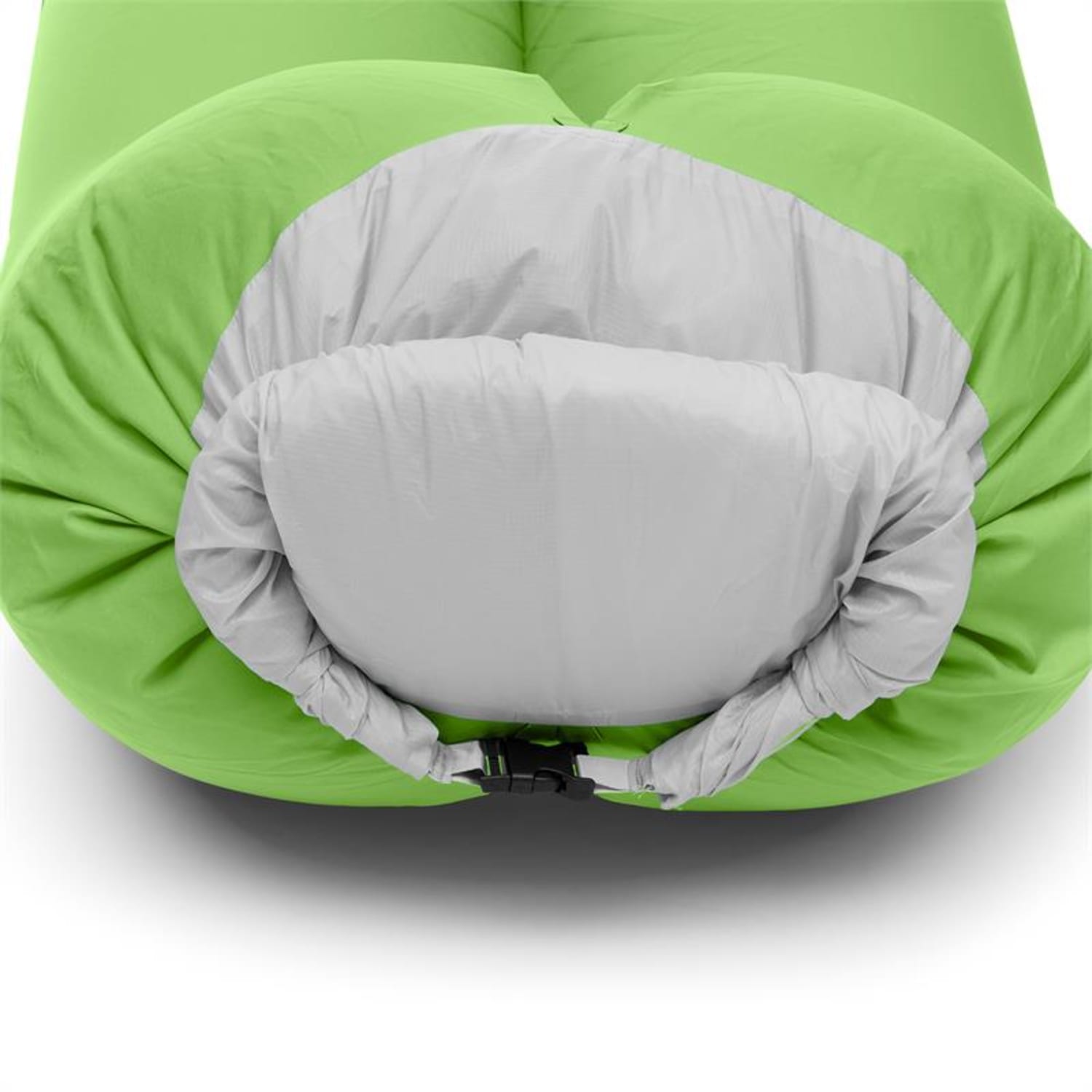 Airchair fotel dmuchany 80x80x100cm plecak do prania poliester zielony Zielony