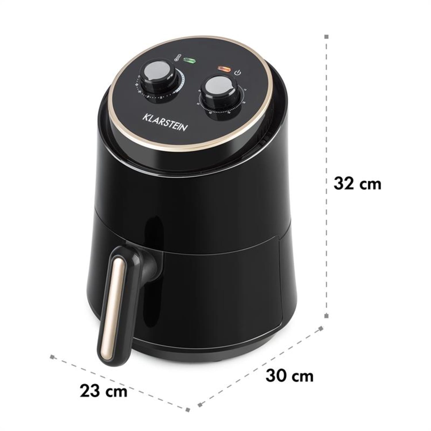 Wel Air Fry, toplozračna friteza, 1230 W, varovalo pred pregretjem, 1,5 l, črna barva Črna