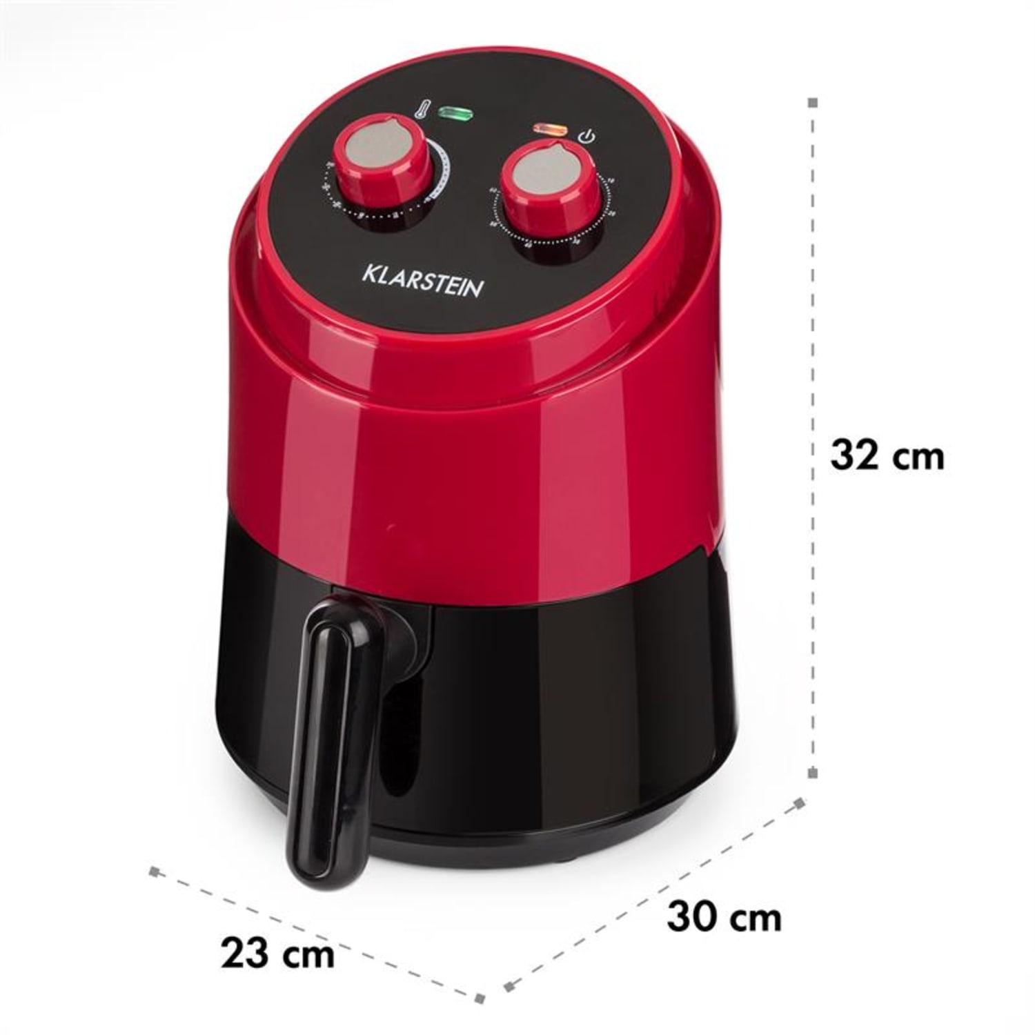 Wel Air Fry, toplozračna friteza, 1230 W, varovalo pred pregretjem, 1,5 l, rdeča barva Rdeča