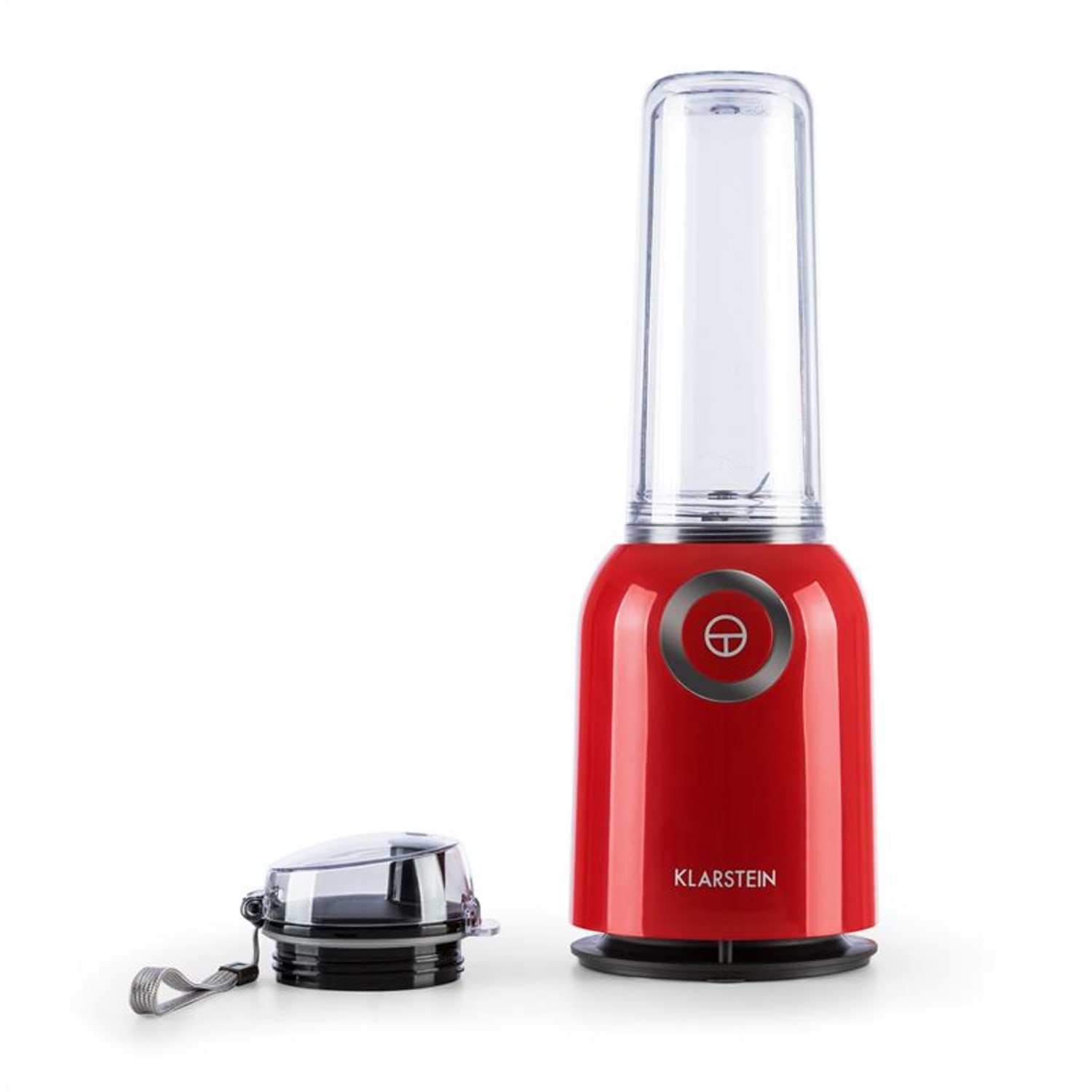 Vitwist Frullatore Verticale 250W 0,45L Smoothie Rosso 