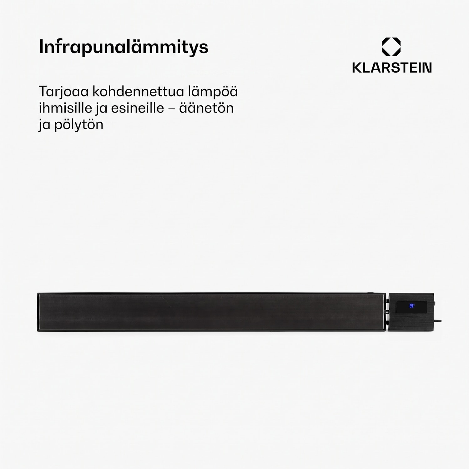 Cosmic Beam Plus infrapunalämmitin 2400 W kaukosäädin 2400 W | Ei | Musta