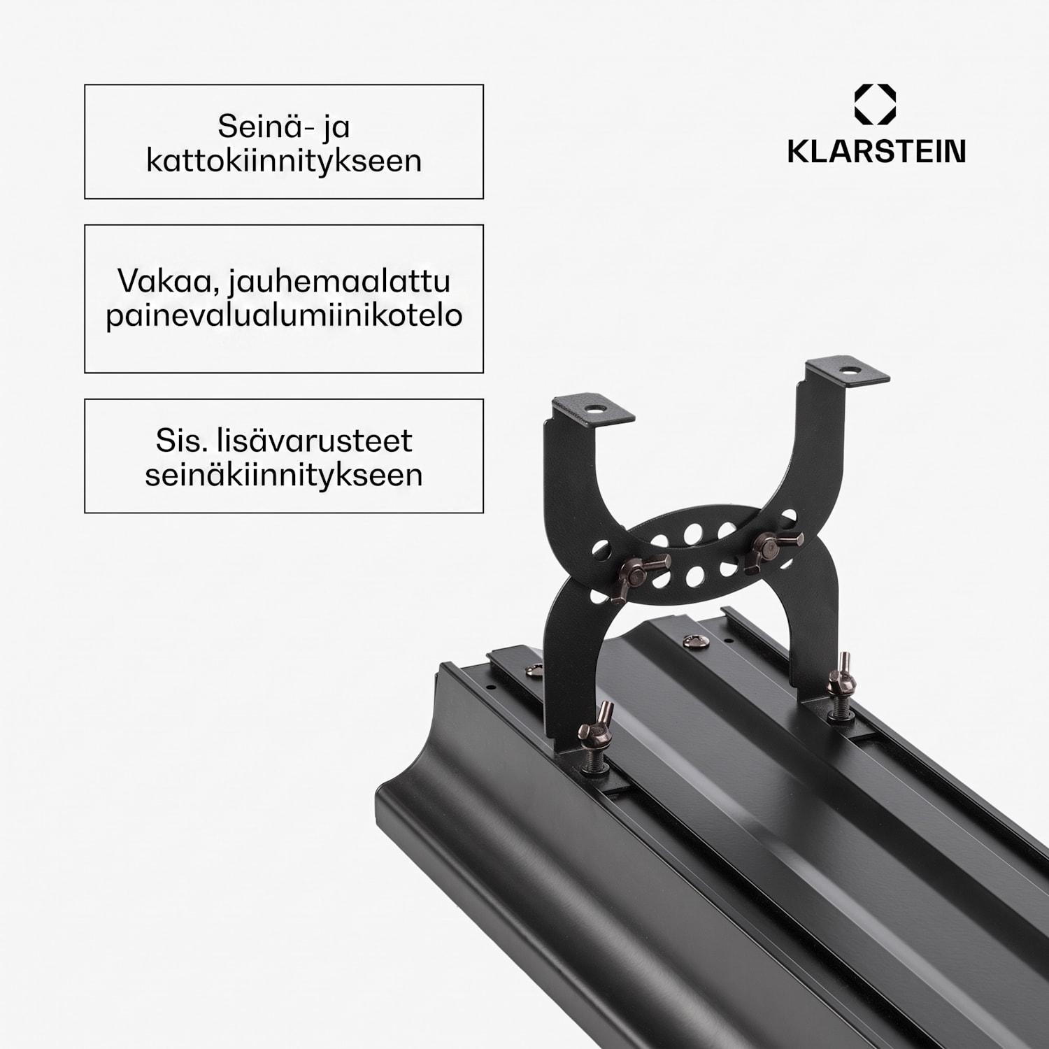 Cosmic Beam Plus infrapunalämmitin 2400 W kaukosäädin 2400 W | Ei | Musta