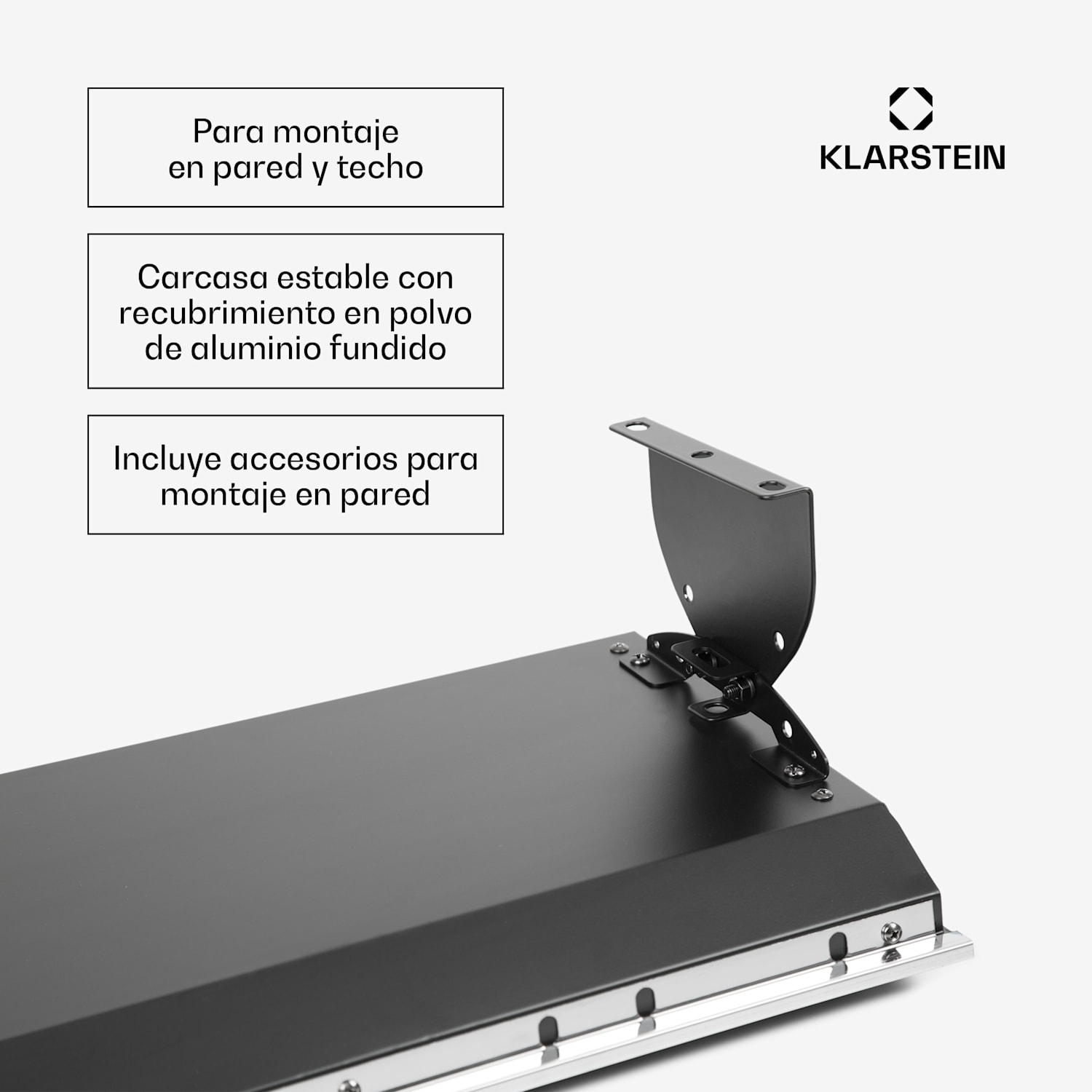 Calefactor radiante de infrarrojos Cosmic Beam Ultra, 2200W, IPX44, mando a distancia 2200 W | No | Negro