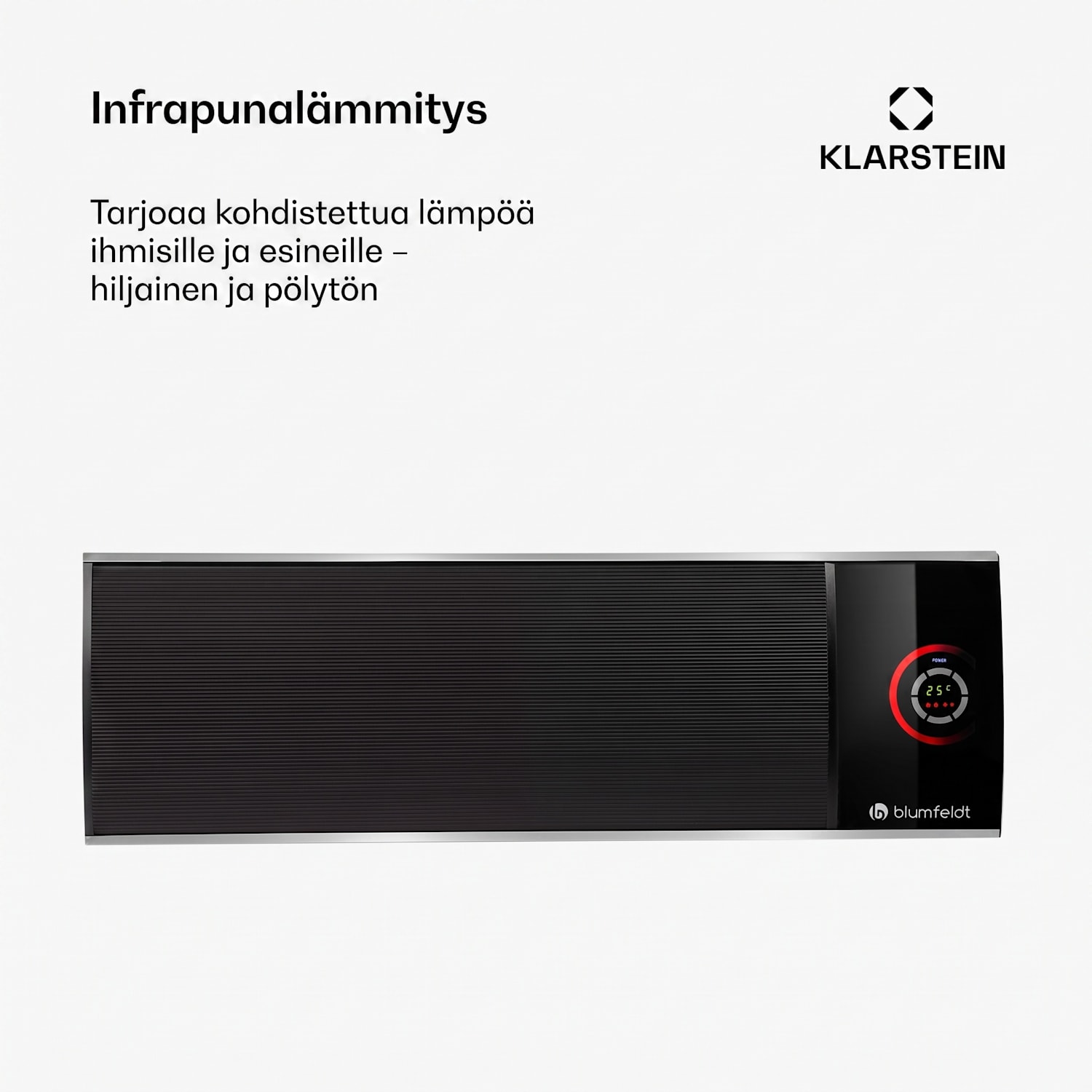 Cosmic Beam Ultra infrapunalämmitin 2200 W kaukosäädin 2200 W | Ei | Musta