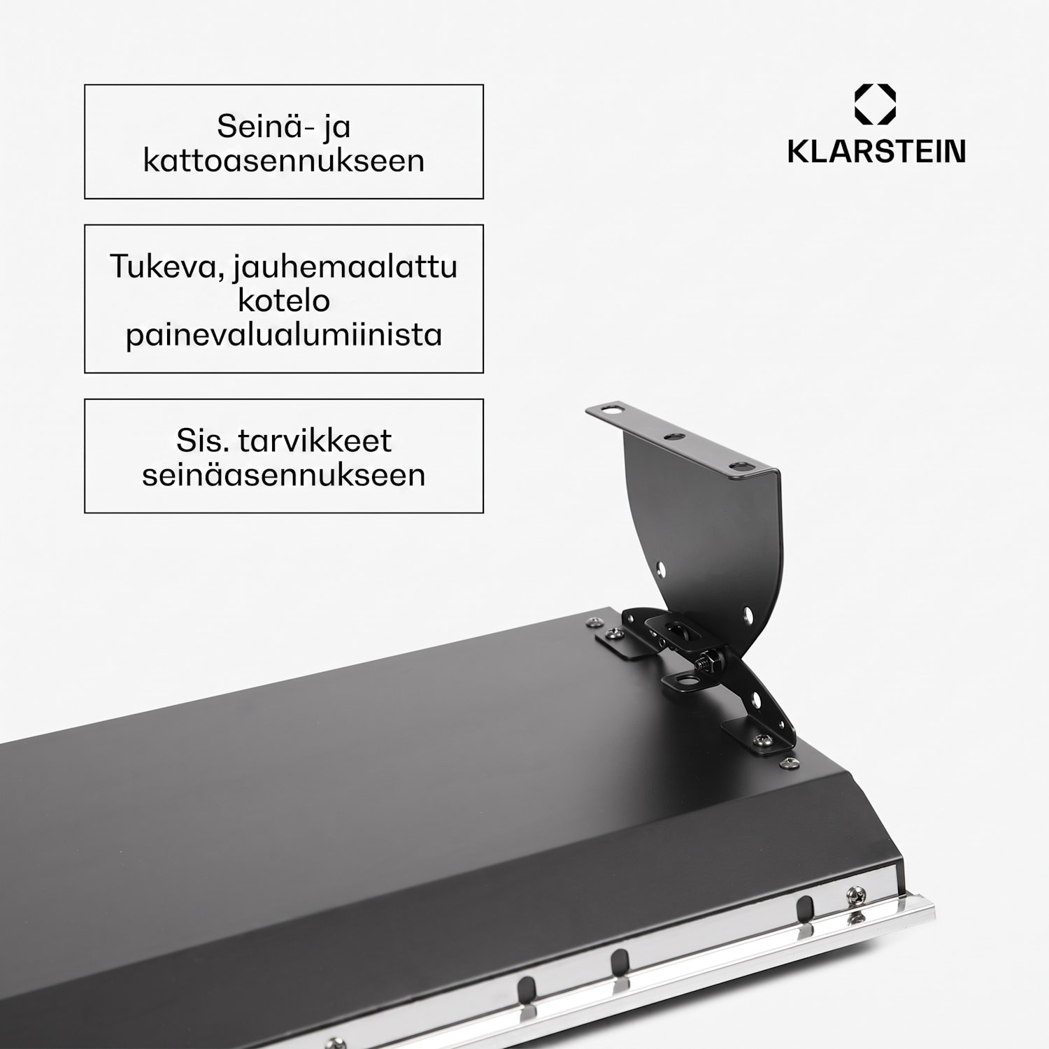 Cosmic Beam Ultra infrapunalämmitin 2200 W kaukosäädin 2200 W | Ei | Musta