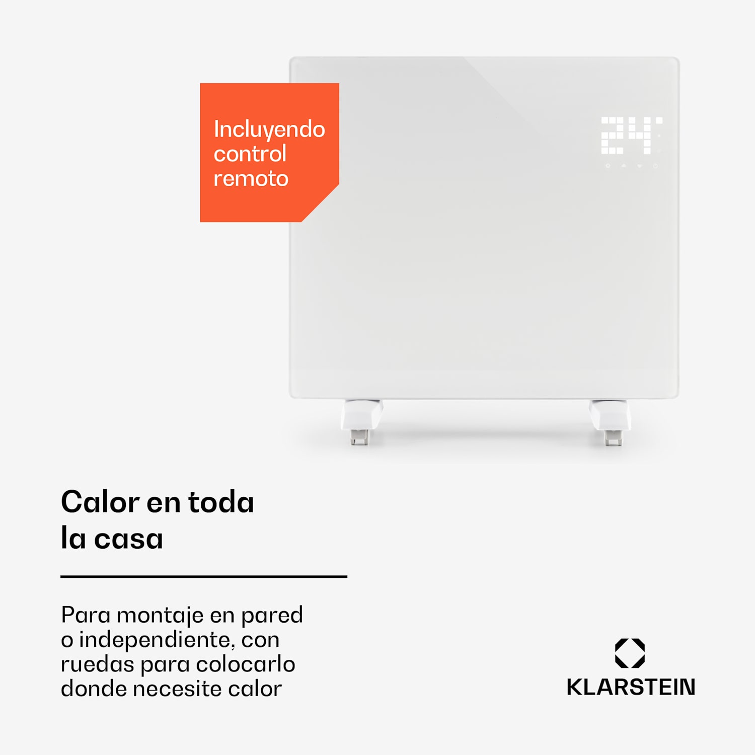 Bornholm Single Calentador de convección temporizador 1.000 vatios 70 m² 1000 W | No | Blanco