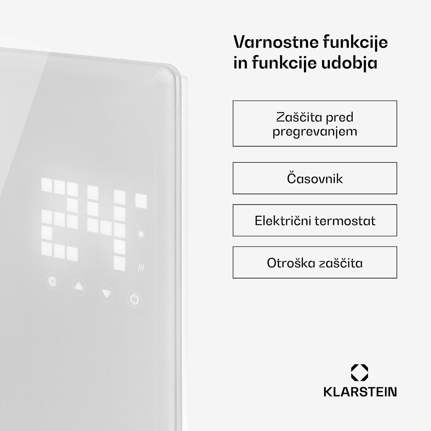 Bornholm Single, konvektor, konvekcijski grelnik, termostat, časovnik, 1000 W, bela 1000 W | Ne | Bela
